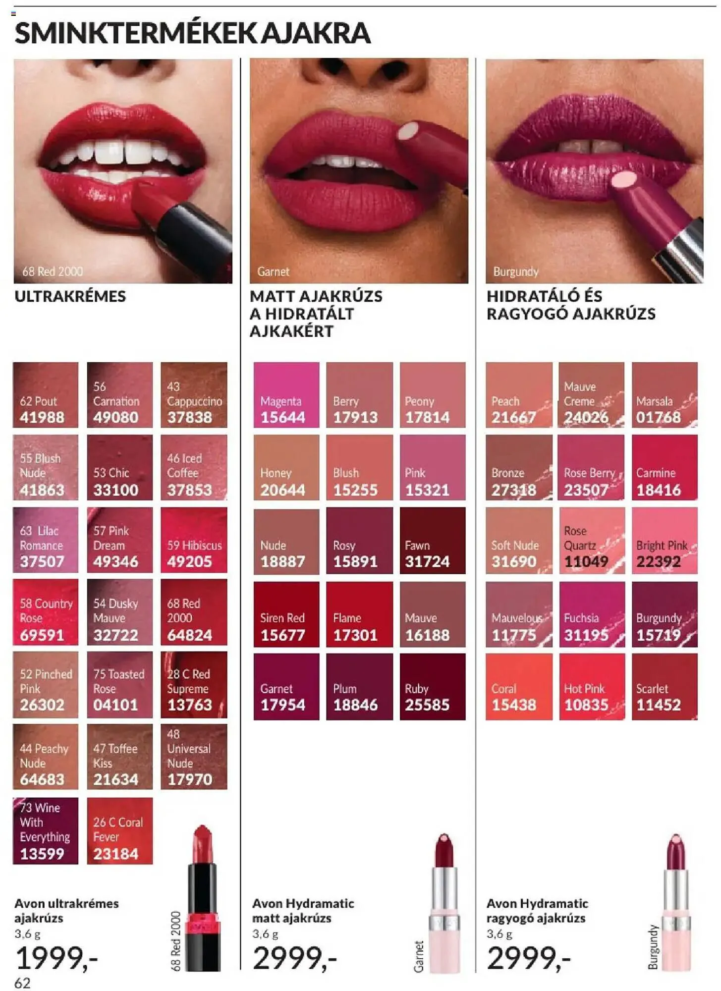 Katalógus AVON akciós újság augusztus 1.-tól augusztus 31.-ig 2025. - Oldal 62