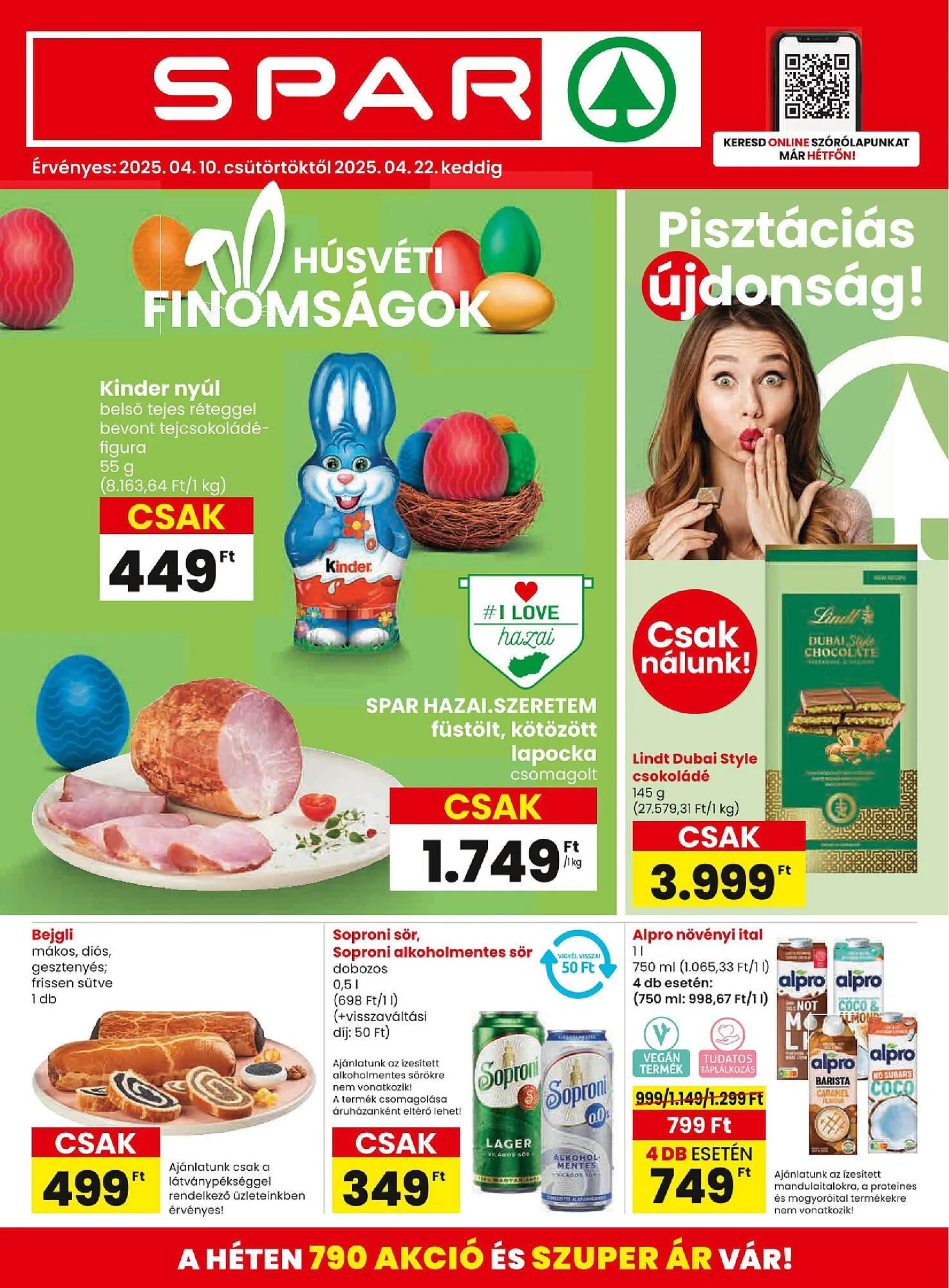 Katalógus Spar akciós újság április 10.-tól április 22.-ig 2025. - Oldal 1