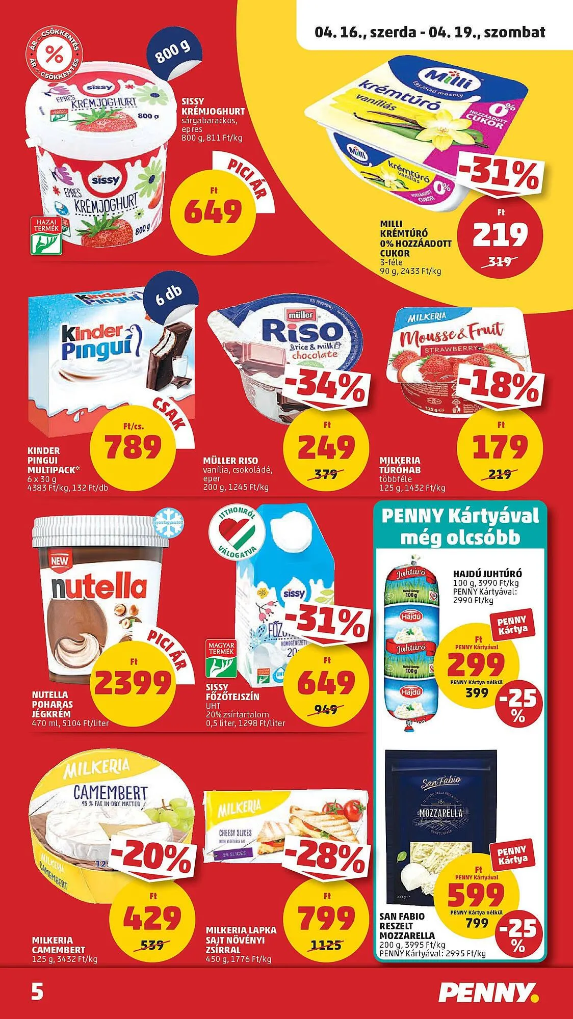 Katalógus PENNY akciós újság április 16.-tól április 23.-ig 2025. - Oldal 5