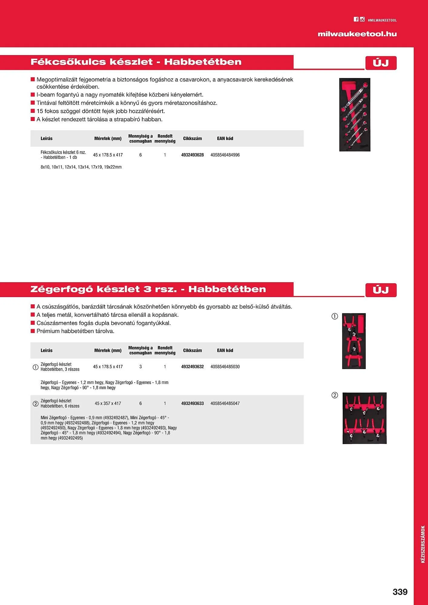 Katalógus Milwaukeetool akciós újság augusztus 14.-tól december 31.-ig 2024. - Oldal 339