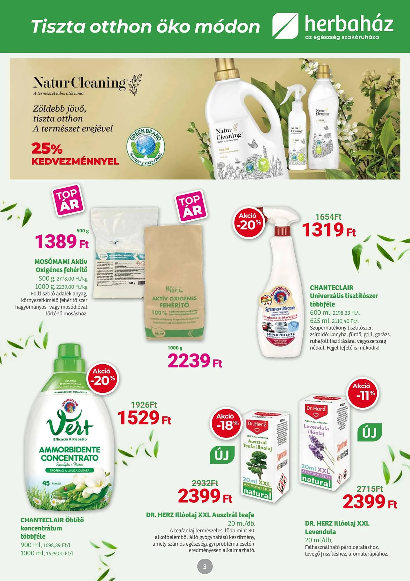Katalógus Herbaház akciós újság március 3.-tól március 30.-ig 2025. - Oldal 3