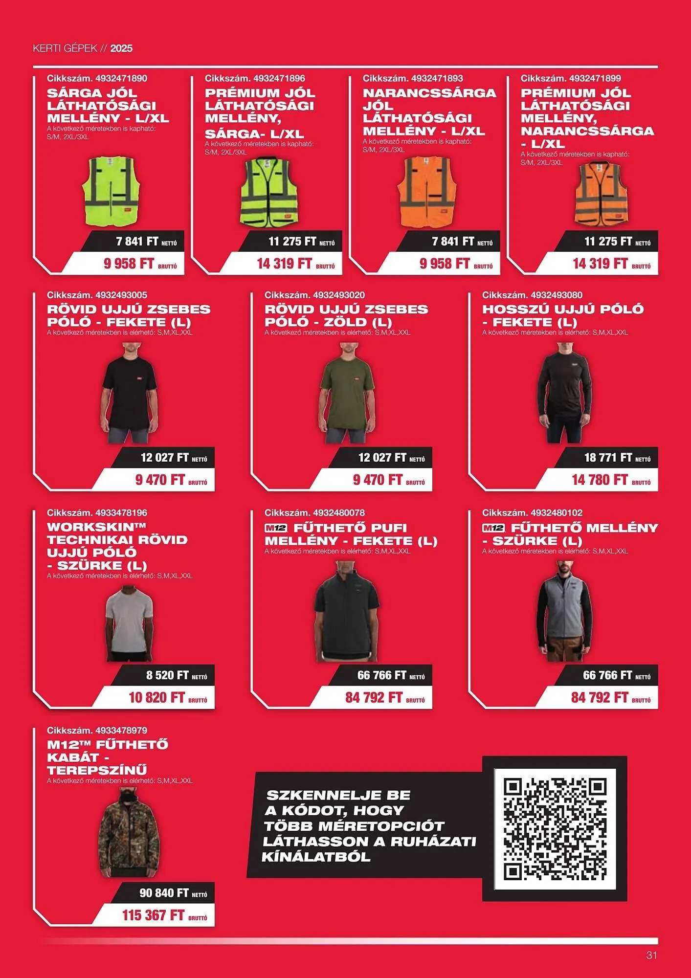 Katalógus Milwaukee akciós újság szeptember 16.-tól december 31.-ig 2025. - Oldal 31