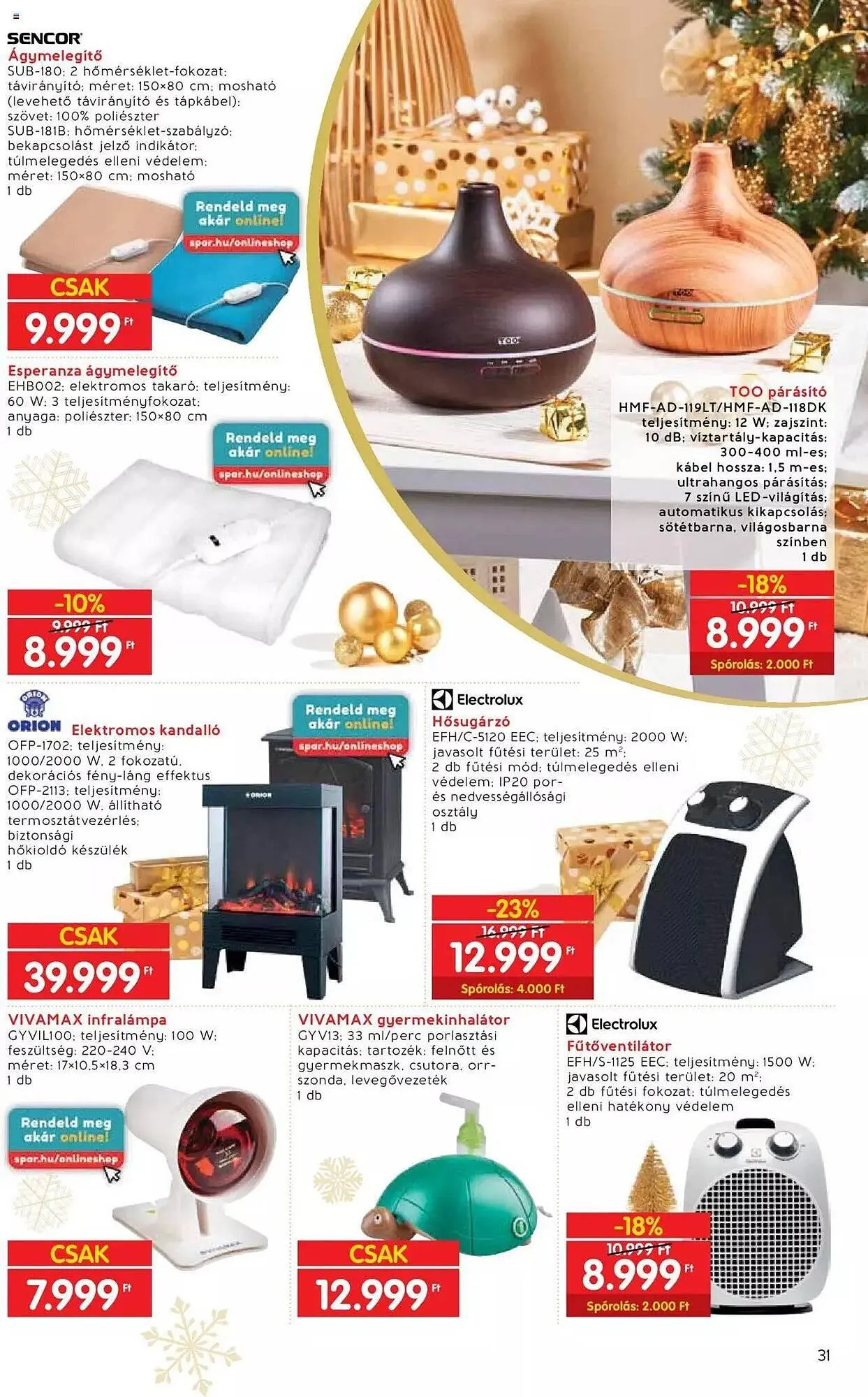 Katalógus Interspar akciós újság november 22.-tól december 24.-ig 2023. - Oldal 31