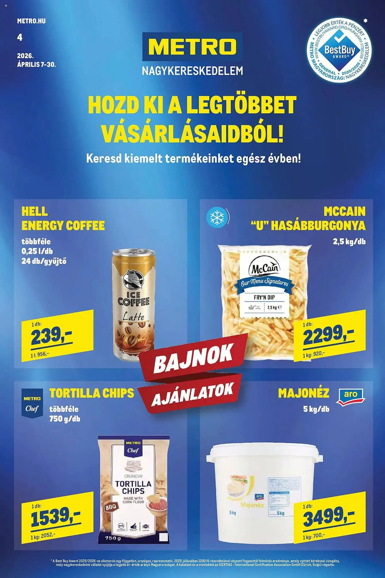 Katalógus Metro akciós újság április 7.-tól április 30.-ig 2026. - Oldal 1