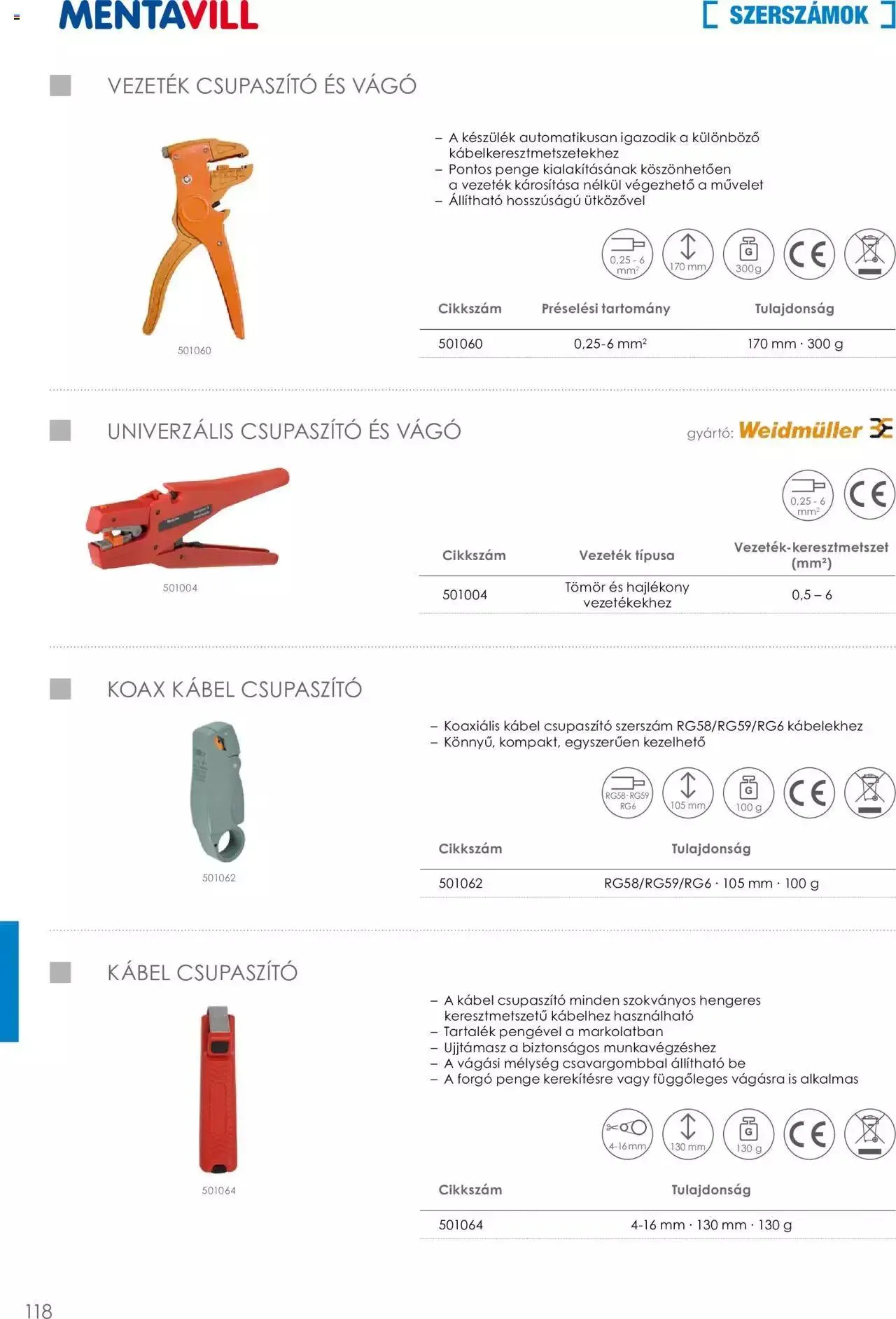 Katalógus Mentavill - Termékkatalógus 2022-2023 december 21.-tól december 31.-ig 2024. - Oldal 118