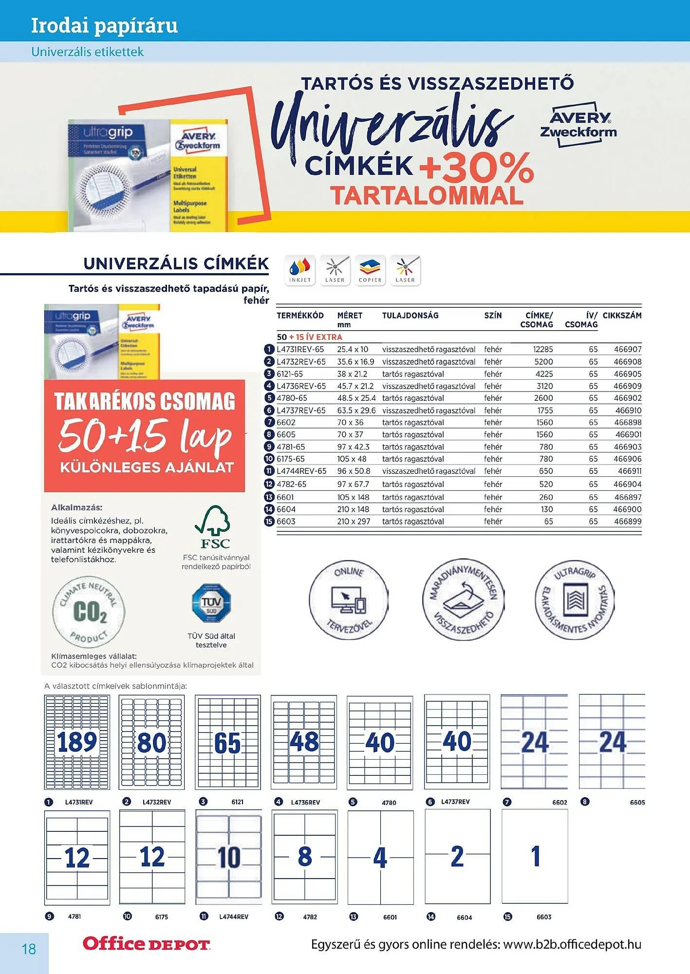 Katalógus Office Depot akciós újság május 9.-tól december 31.-ig 2026. - Oldal 18