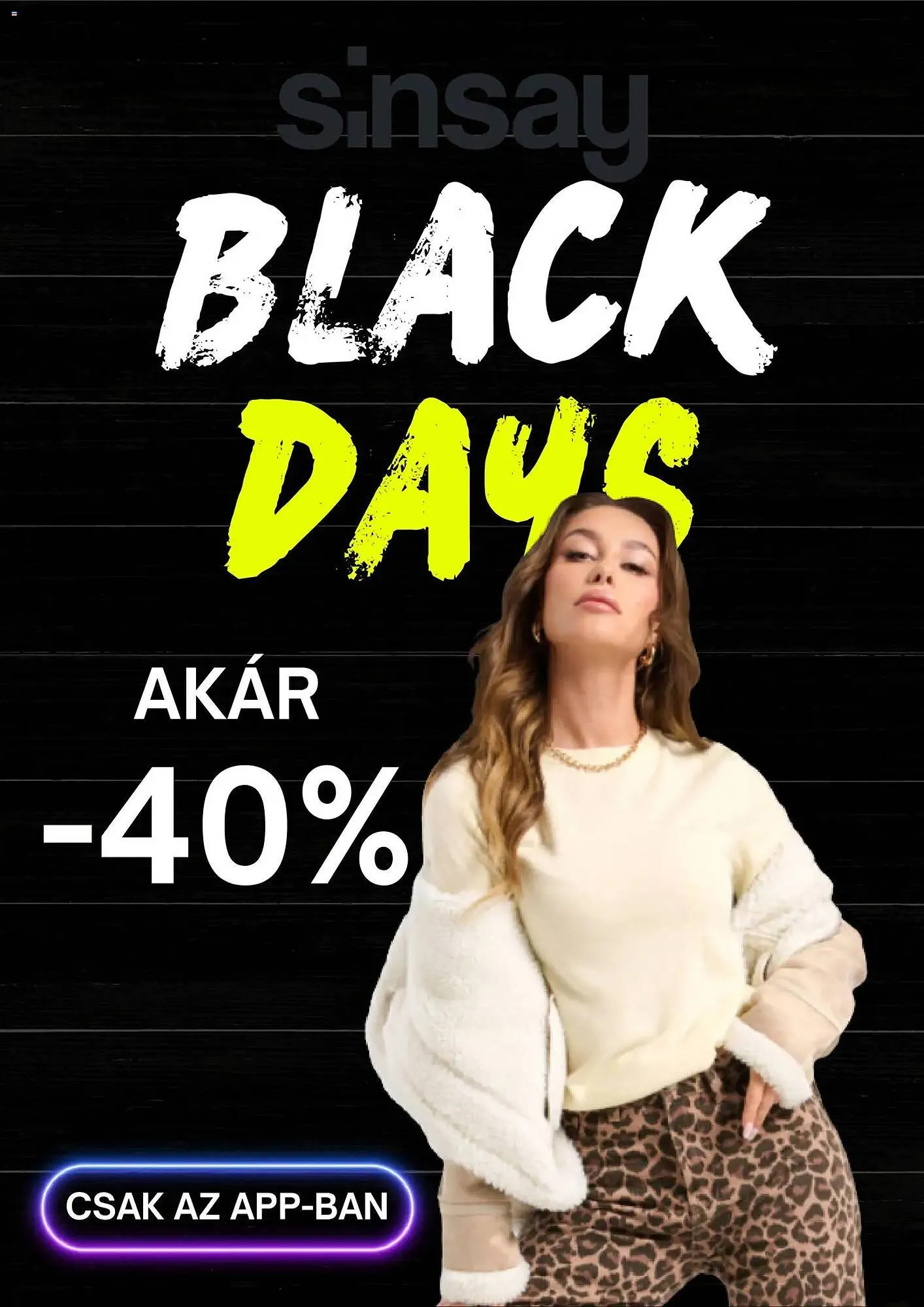 Sinsay akciós újság - 1