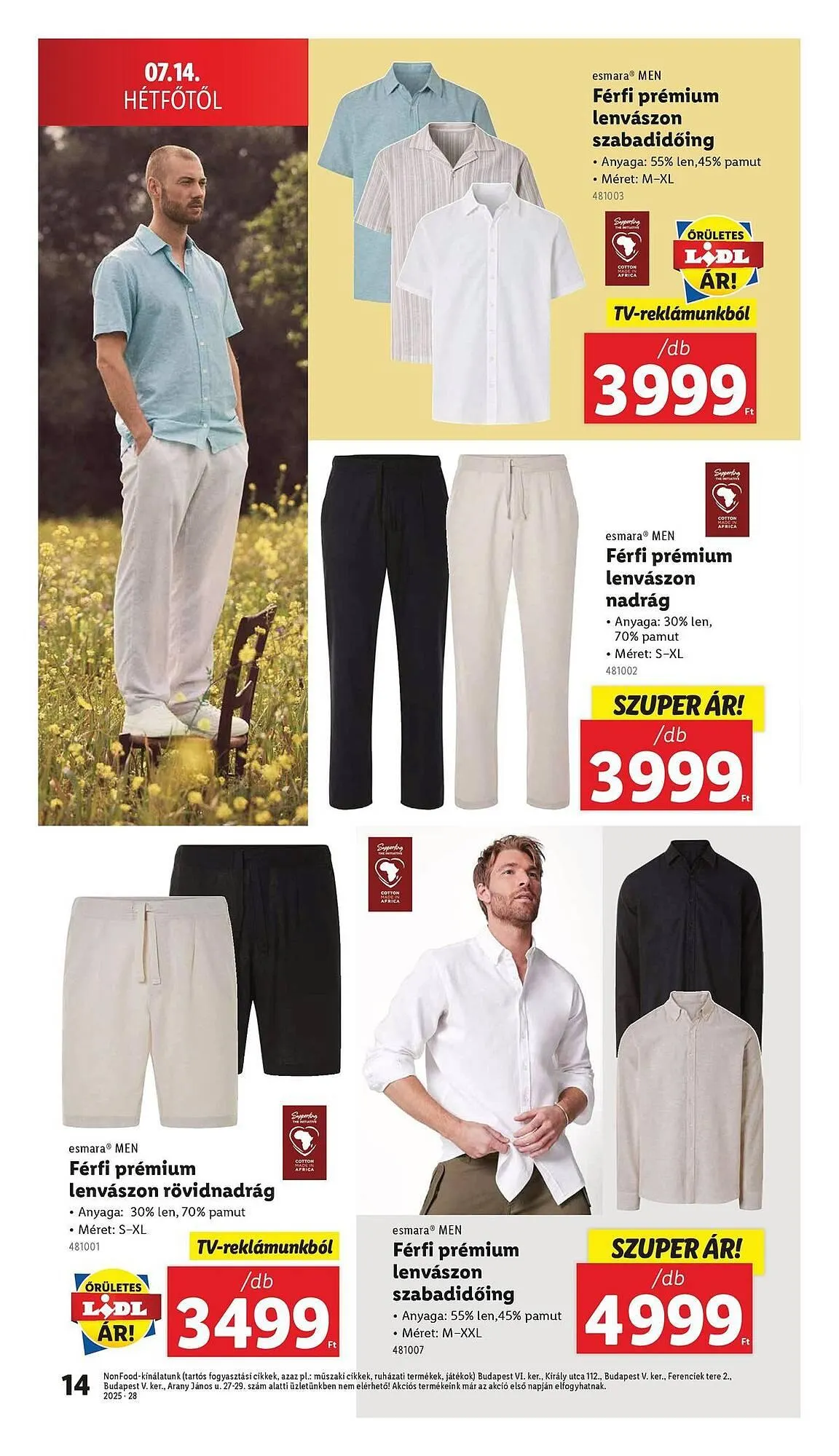 Katalógus Lidl akciós újság július 10.-tól július 16.-ig 2025. - Oldal 14