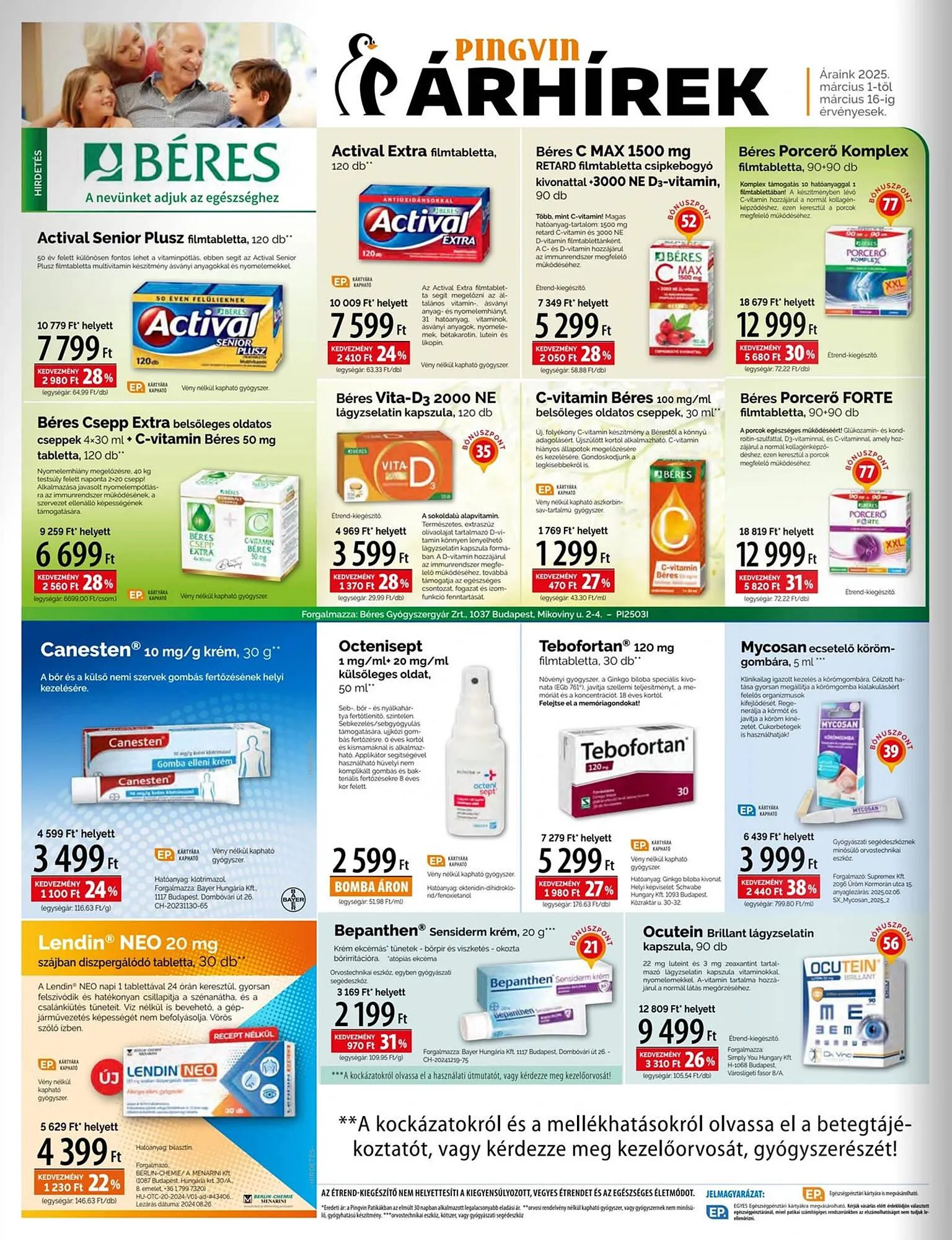 Katalógus Pingvin Patika akciós újság március 1.-tól március 16.-ig 2025. - Oldal 4