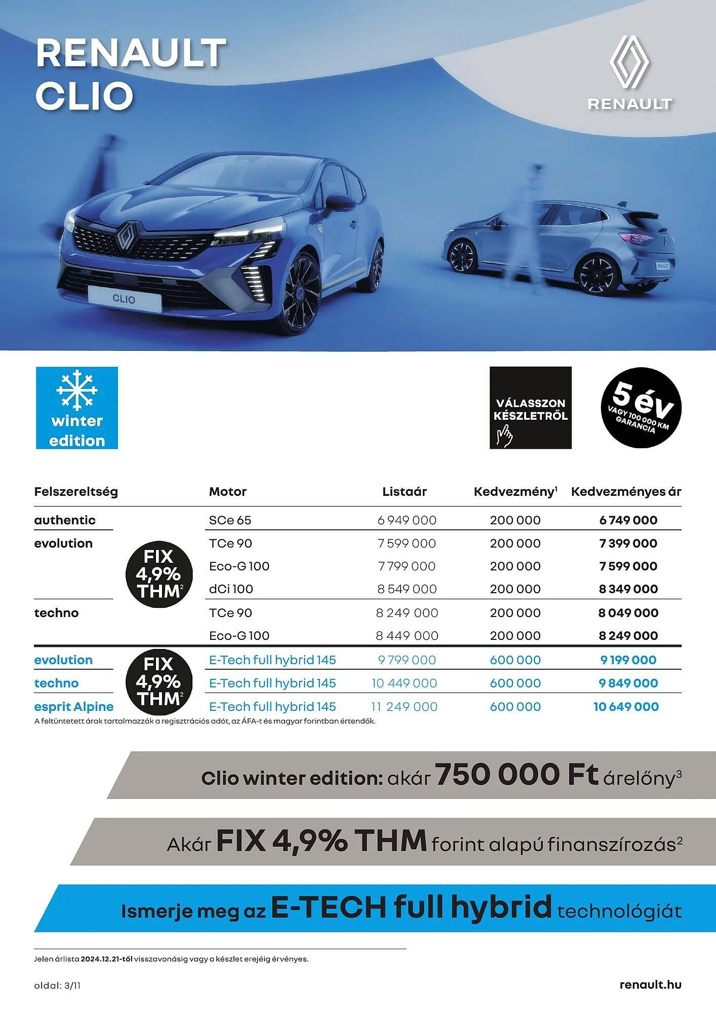 Katalógus Renault akciós újság január 6.-tól június 30.-ig 2025. - Oldal 3