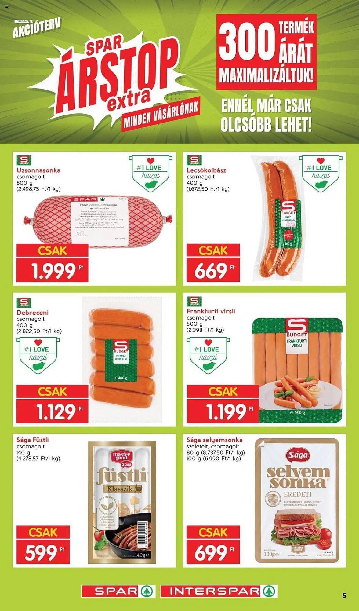 Katalógus Spar akciós újság június 1.-tól július 31.-ig 2023. - Oldal 5