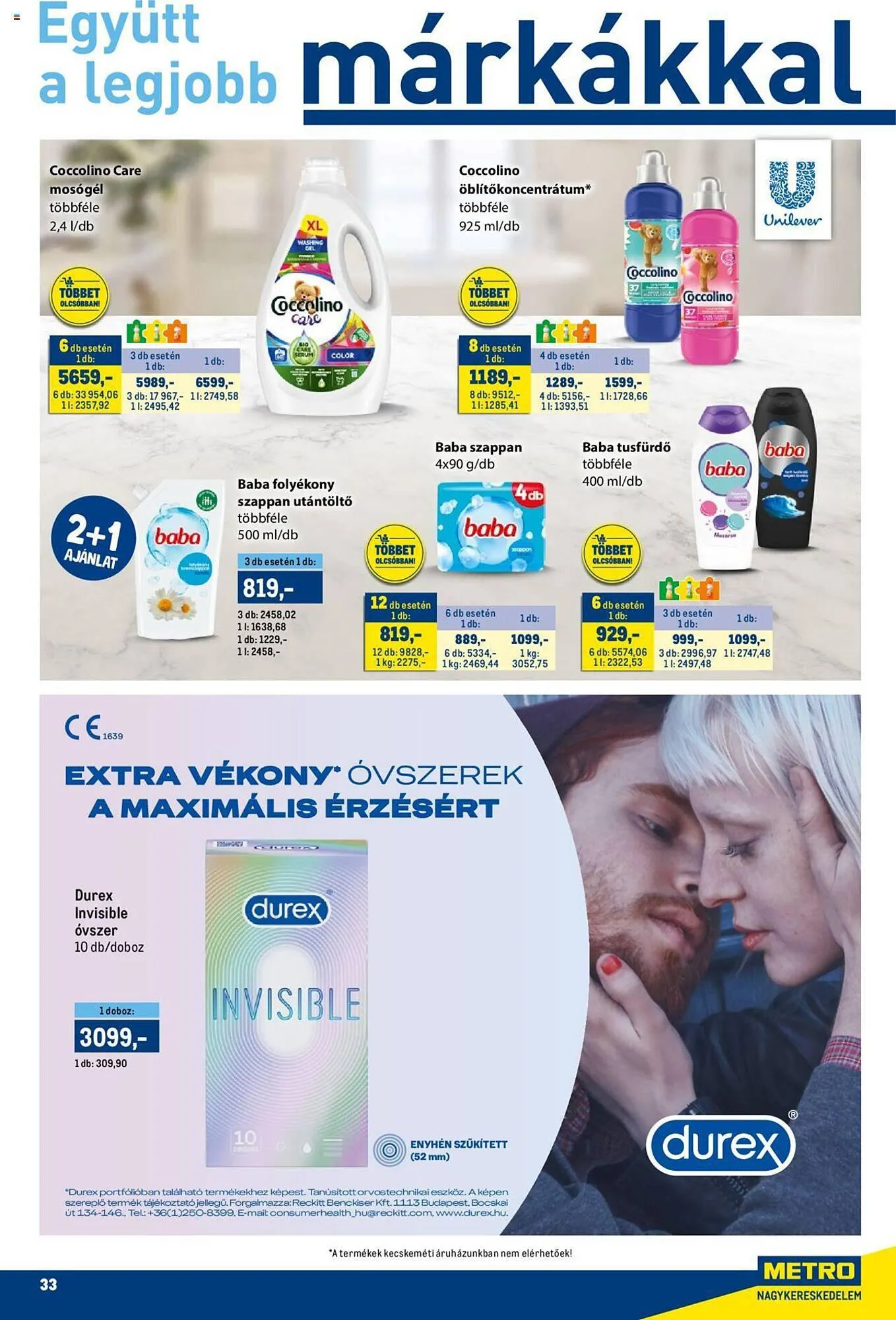 Katalógus Metro akciós újság szeptember 20.-tól október 3.-ig 2023. - Oldal 33
