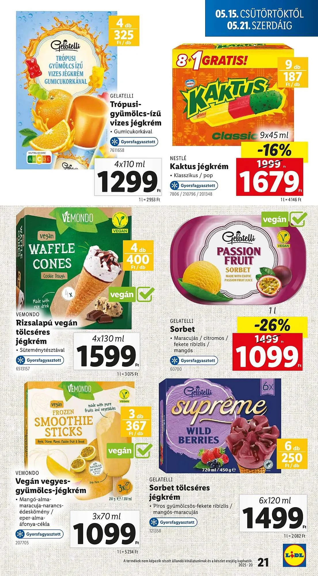 Katalógus Lidl akciós újság május 15.-tól május 21.-ig 2025. - Oldal 21