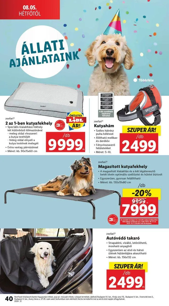 Katalógus Akciós újság – 31. hét augusztus 6.-tól augusztus 7.-ig 2024. - Oldal 40