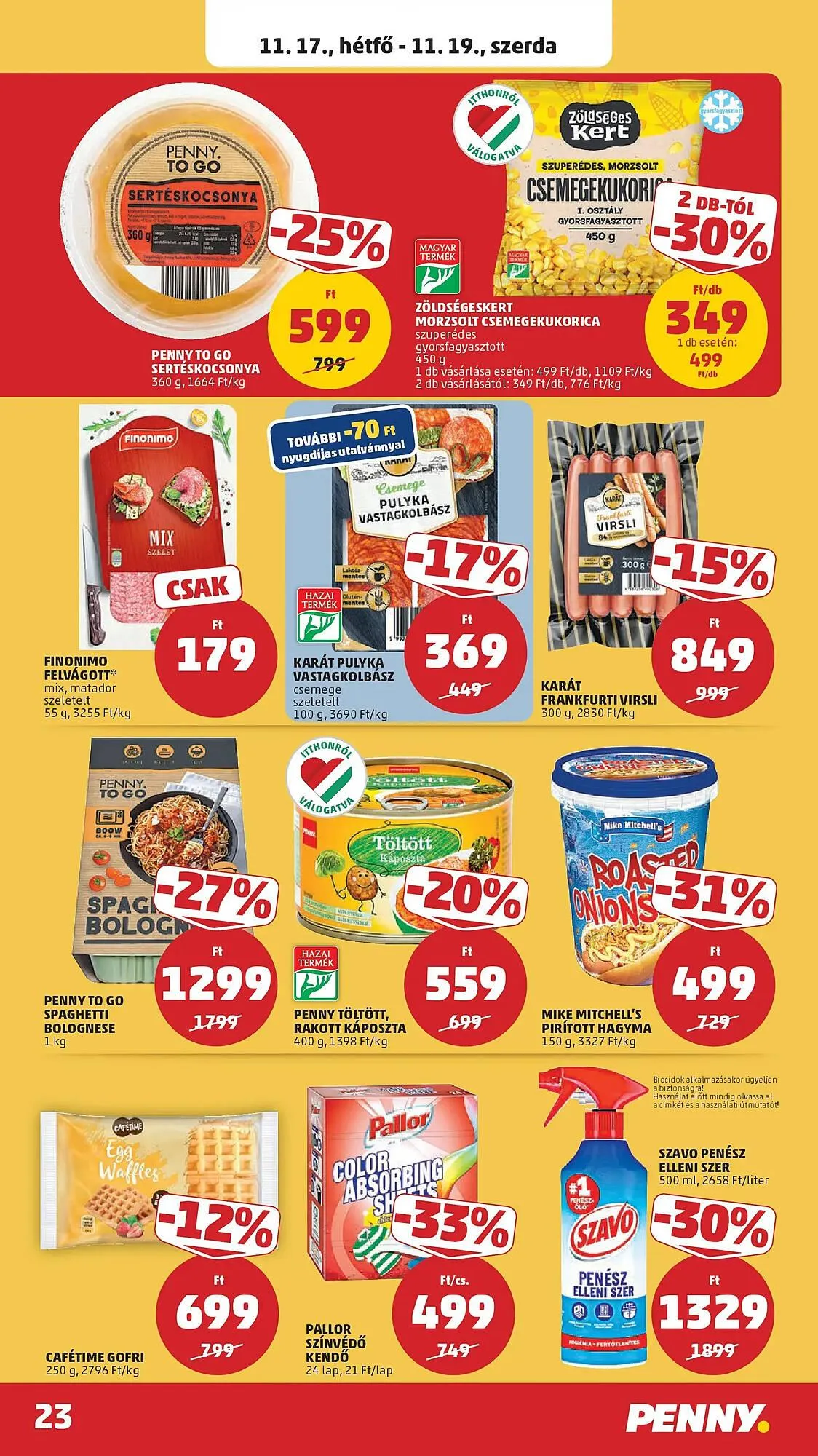 Katalógus PENNY akciós újság november 13.-tól november 19.-ig 2025. - Oldal 23