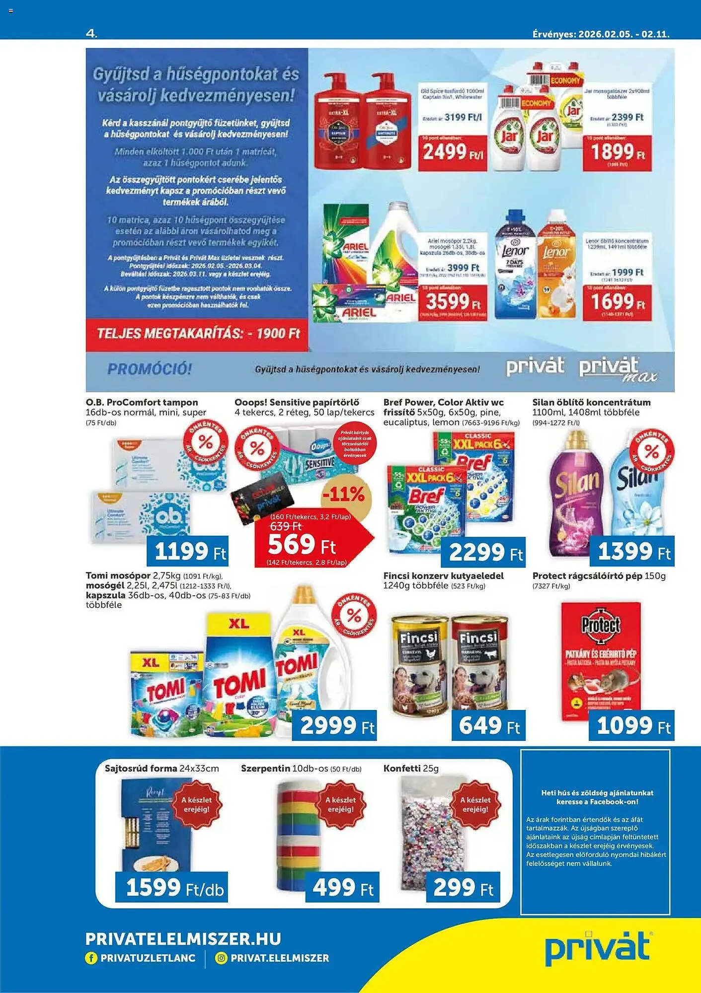 Katalógus PRIVÁT akciós újság február 5.-tól február 11.-ig 2026. - Oldal 4