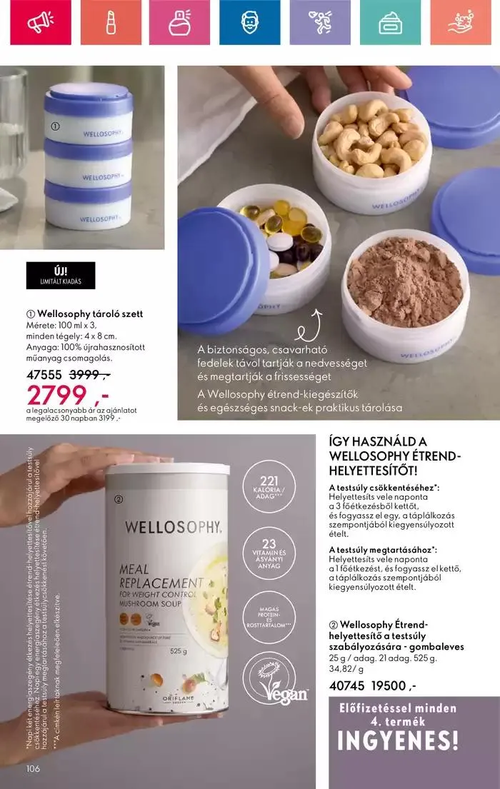 Katalógus ORIFLAME akciós október 20.-tól november 3.-ig 2024. - Oldal 106