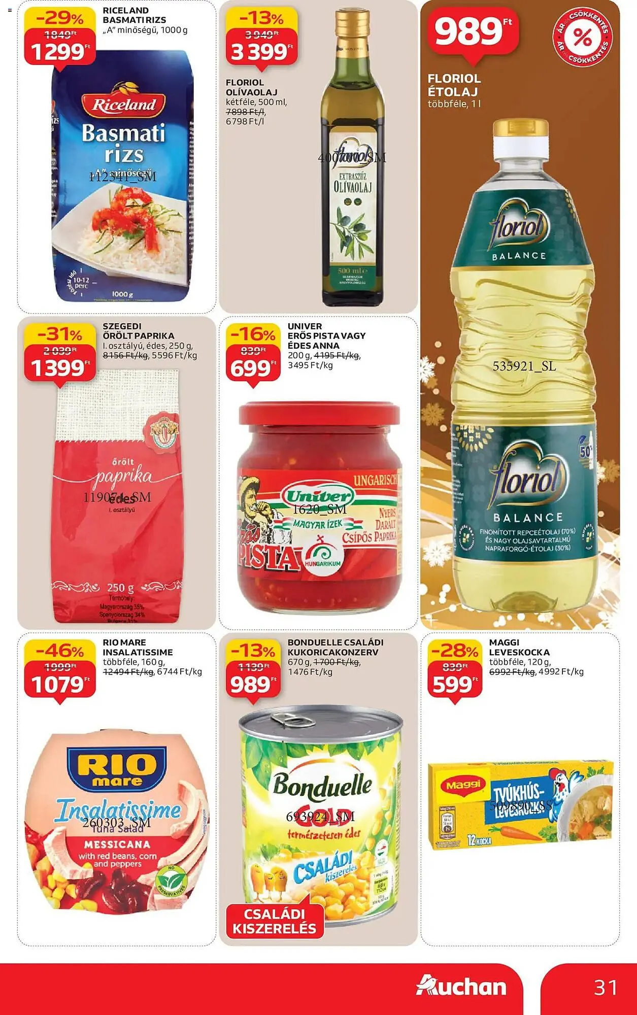 Katalógus Auchan akciós újság december 18.-tól december 24.-ig 2025. - Oldal 31
