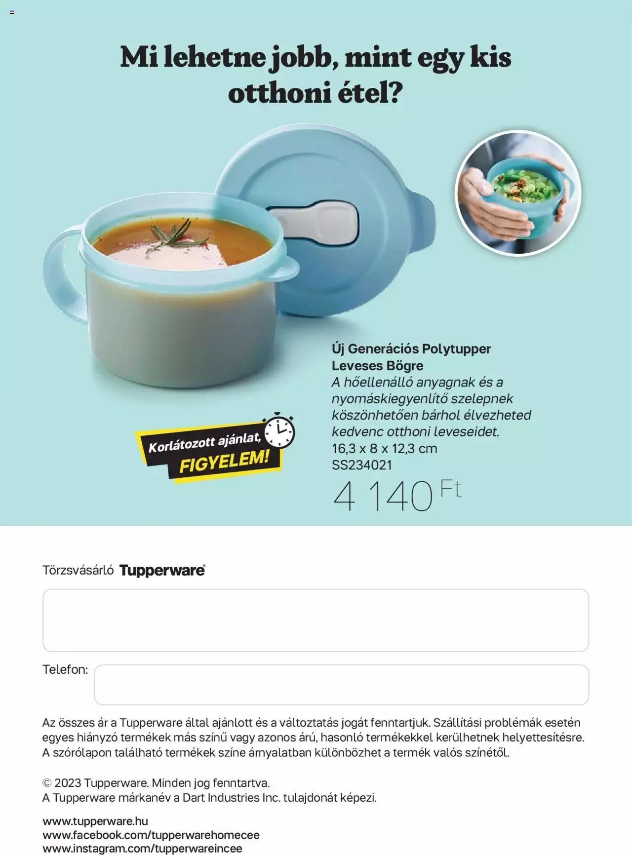 Katalógus Tupperware Akciós újság október 2.-tól november 5.-ig 2023. - Oldal 16