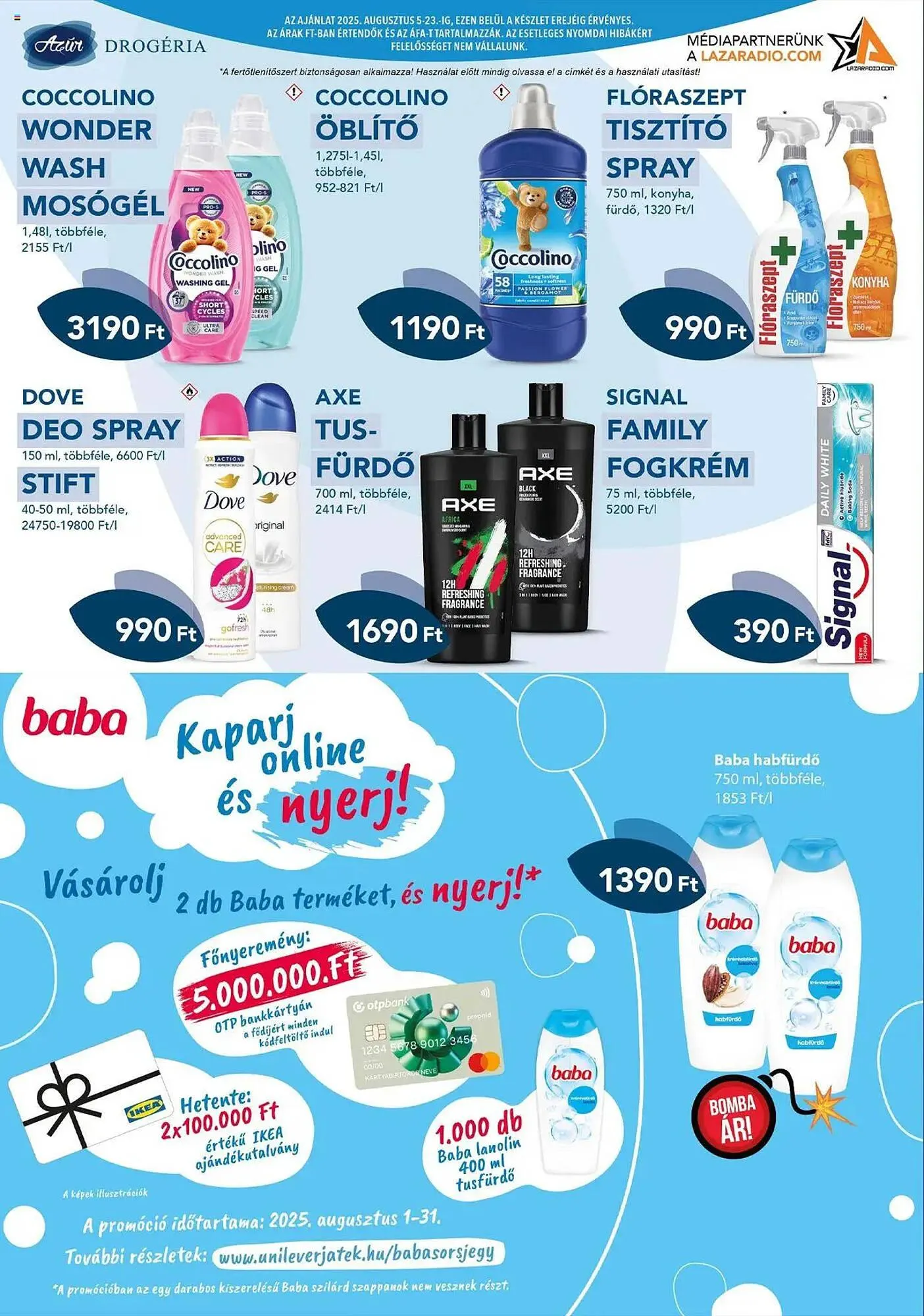 Katalógus Azúr akciós újság augusztus 5.-tól augusztus 23.-ig 2025. - Oldal 5