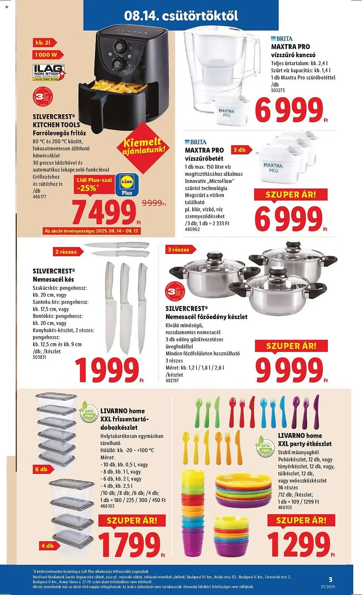 Katalógus Lidl akciós újság augusztus 14.-tól augusztus 20.-ig 2025. - Oldal 3