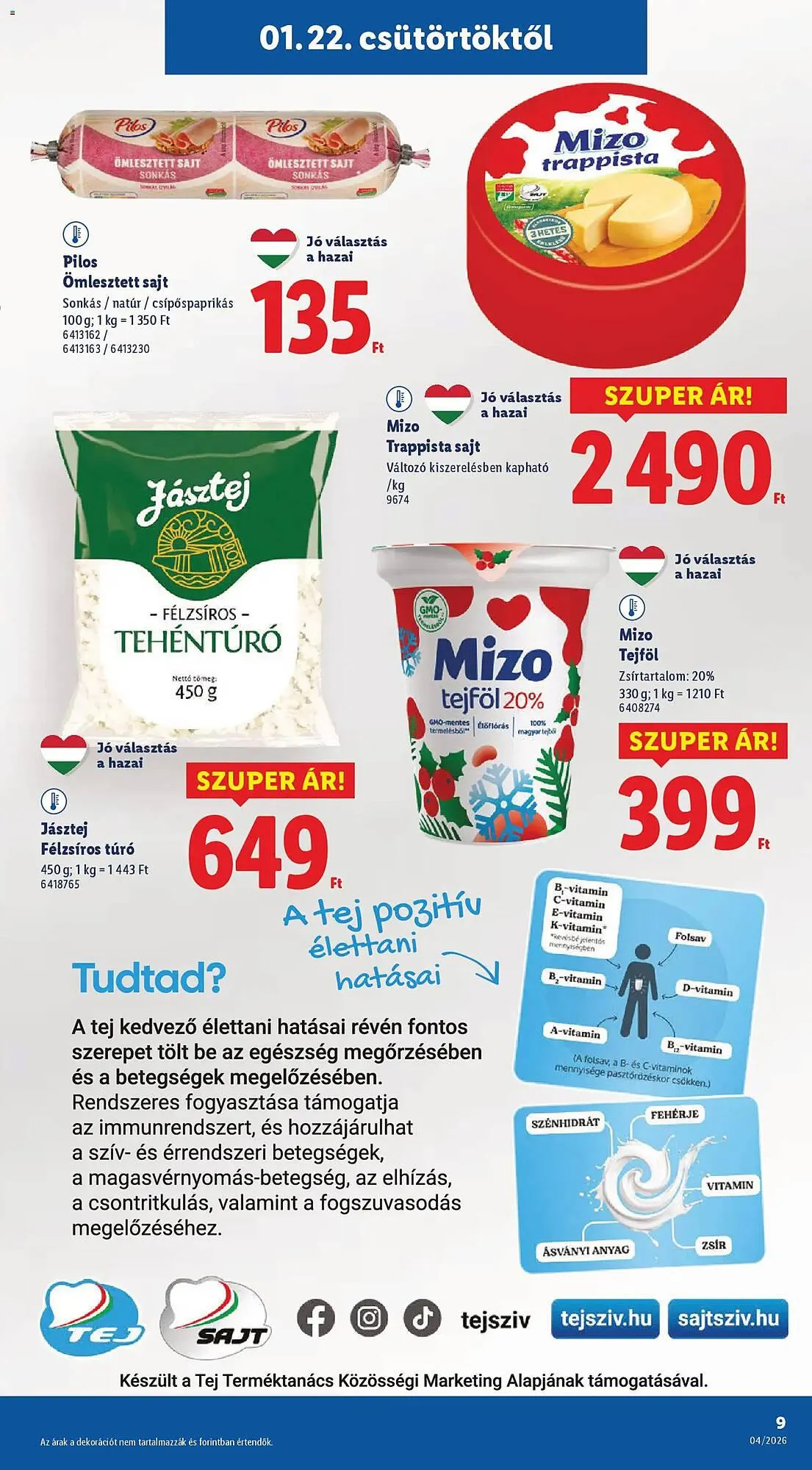 Katalógus Lidl akciós újság január 22.-tól január 28.-ig 2026. - Oldal 9