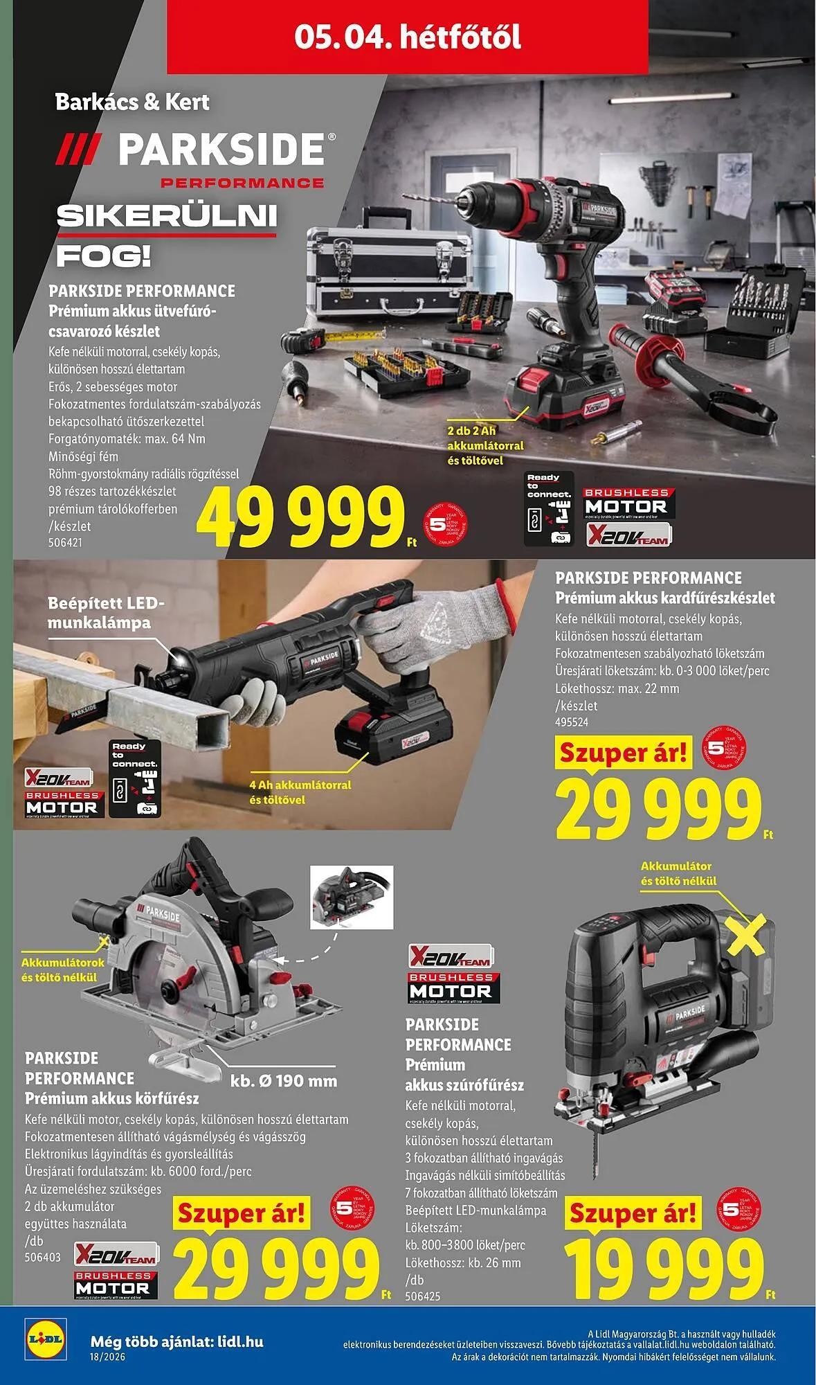 Katalógus Lidl akciós újság április 30.-tól május 6.-ig 2026. - Oldal 18