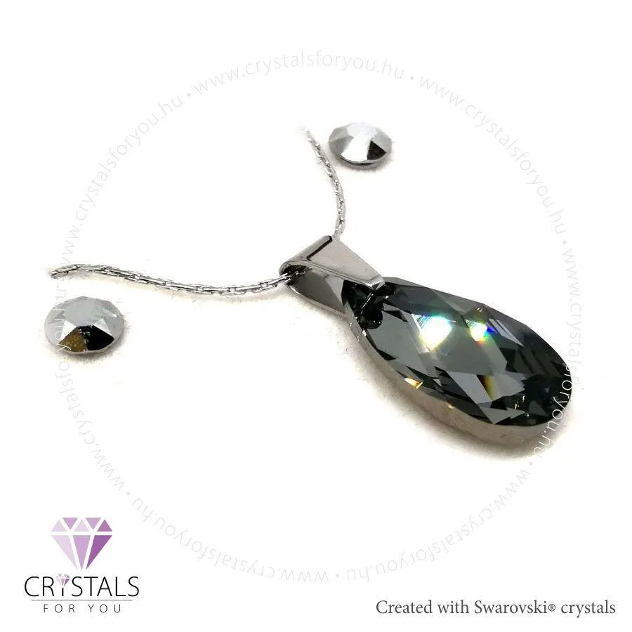 Csepp medálos szett Swanis® prémium kristállyal díszítve