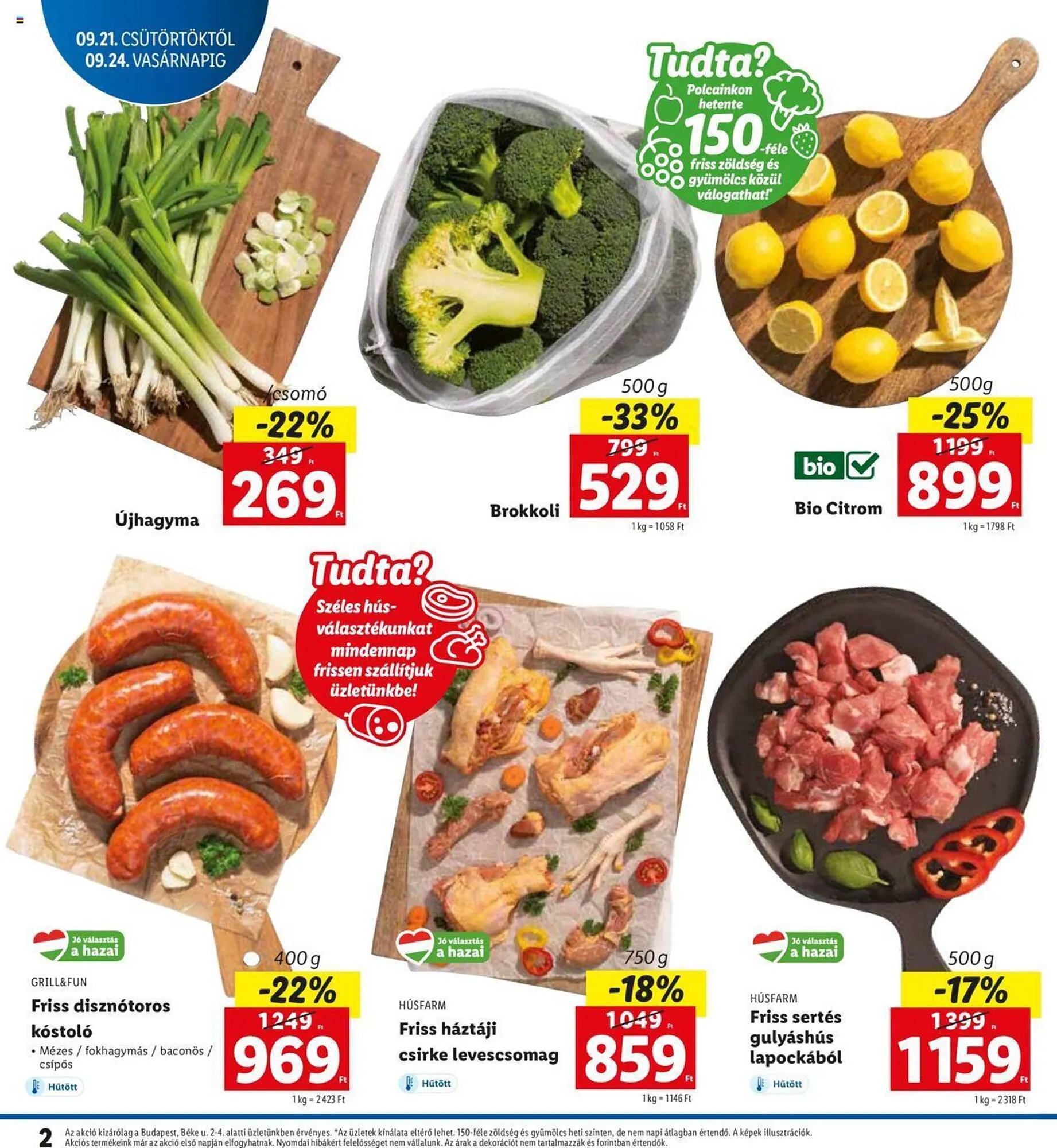 Katalógus Lidl akciós újság szeptember 21.-tól szeptember 24.-ig 2023. - Oldal 2