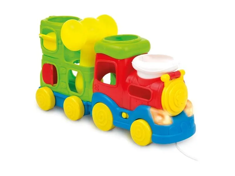 Világító zenevonat bébijáték