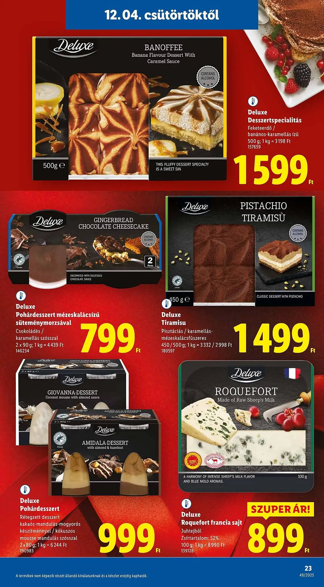 Katalógus Lidl akciós újság december 4.-tól december 10.-ig 2025. - Oldal 23