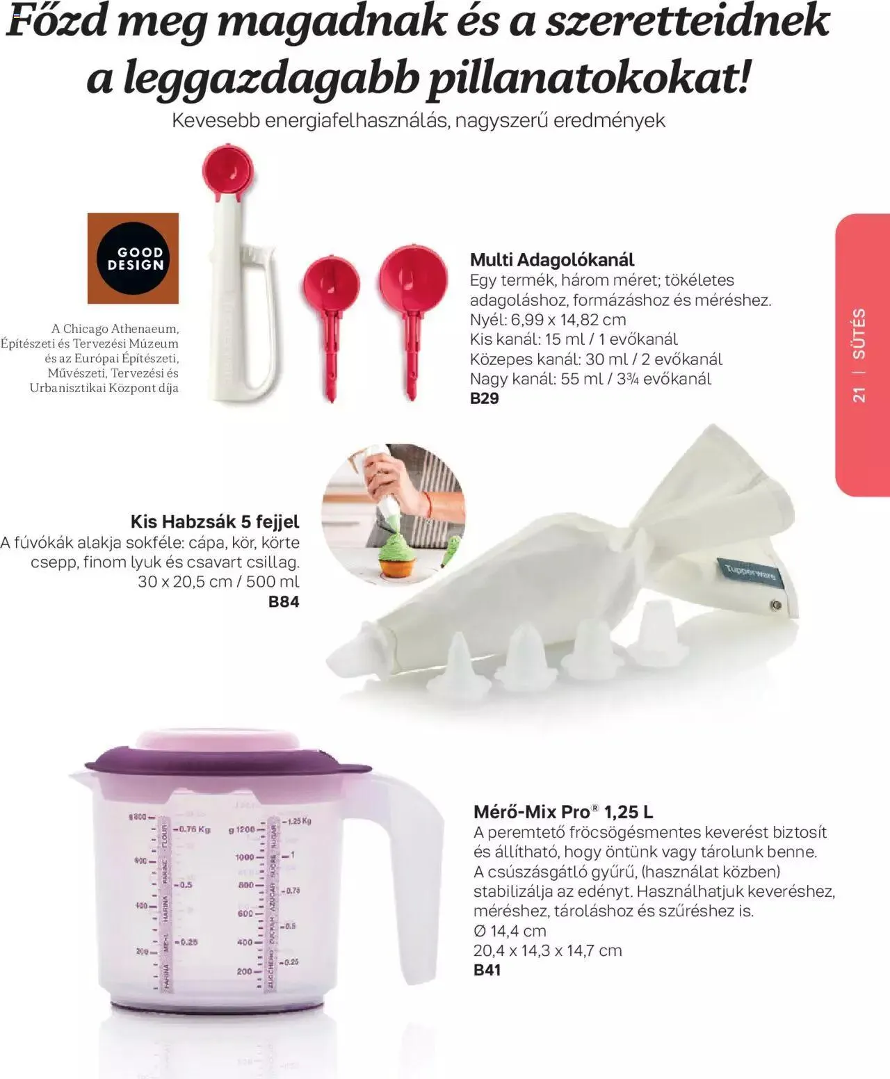 Katalógus Tupperware - Tavaszi-nyári katalógus március 7.-tól december 31.-ig 2023. - Oldal 21