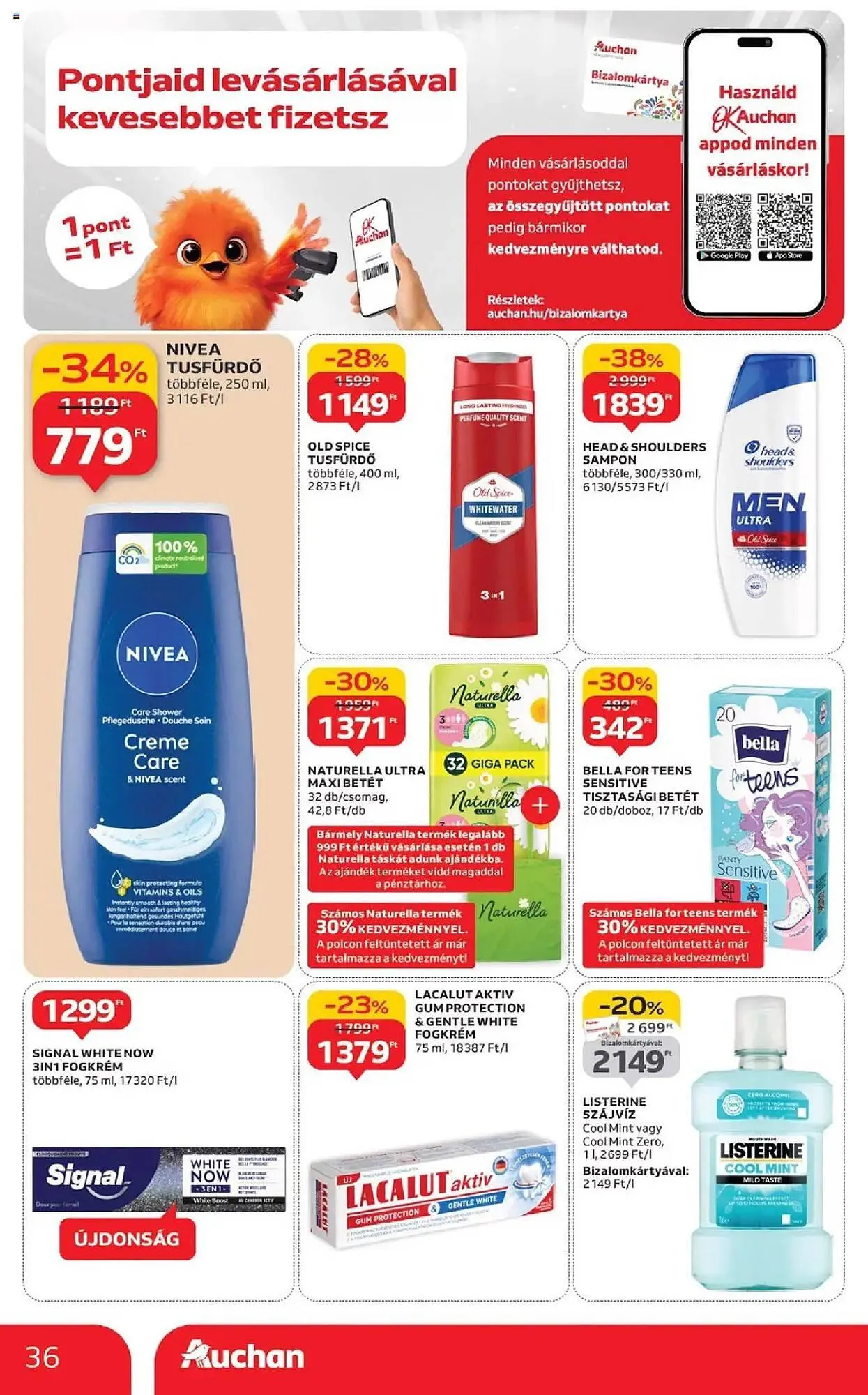 Katalógus Auchan akciós újság szeptember 4.-tól szeptember 10.-ig 2025. - Oldal 36
