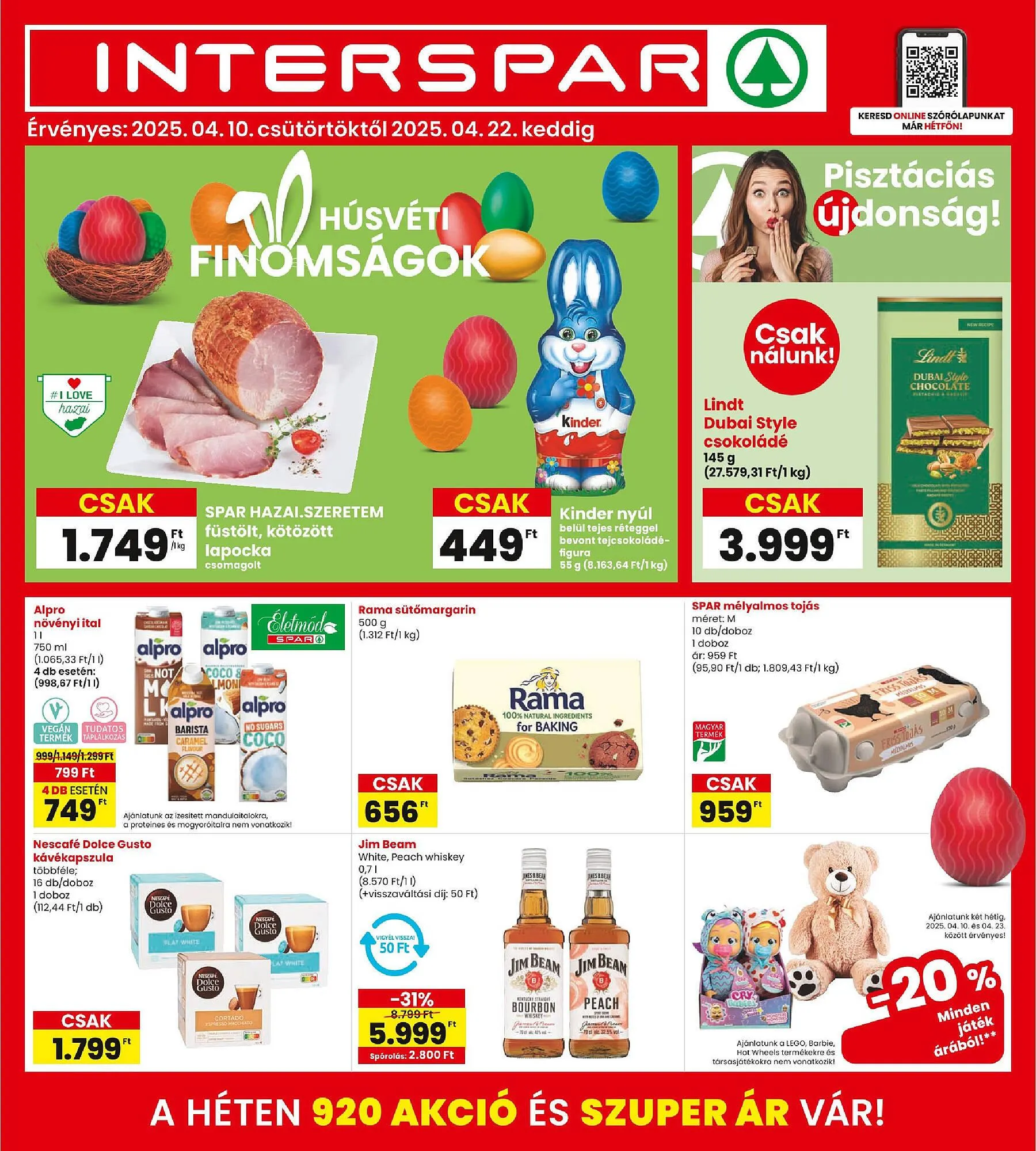 Katalógus Interspar akciós újság április 10.-tól április 22.-ig 2025. - Oldal 1