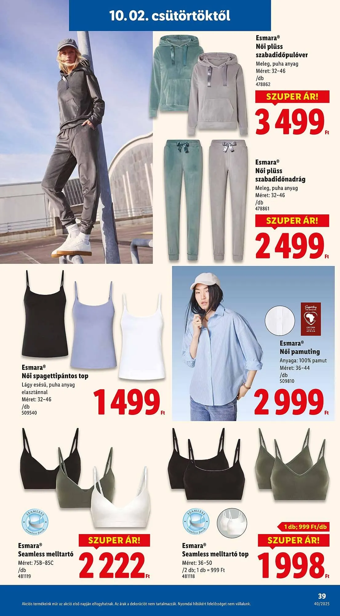 Katalógus Lidl akciós újság október 2.-tól október 8.-ig 2025. - Oldal 39