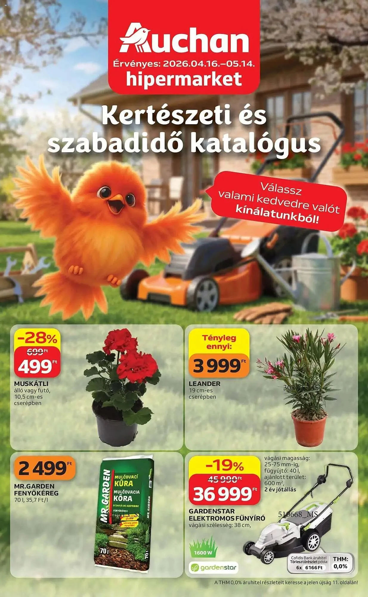 Katalógus Auchan akciós újság április 16.-tól május 14.-ig 2026. - Oldal 1