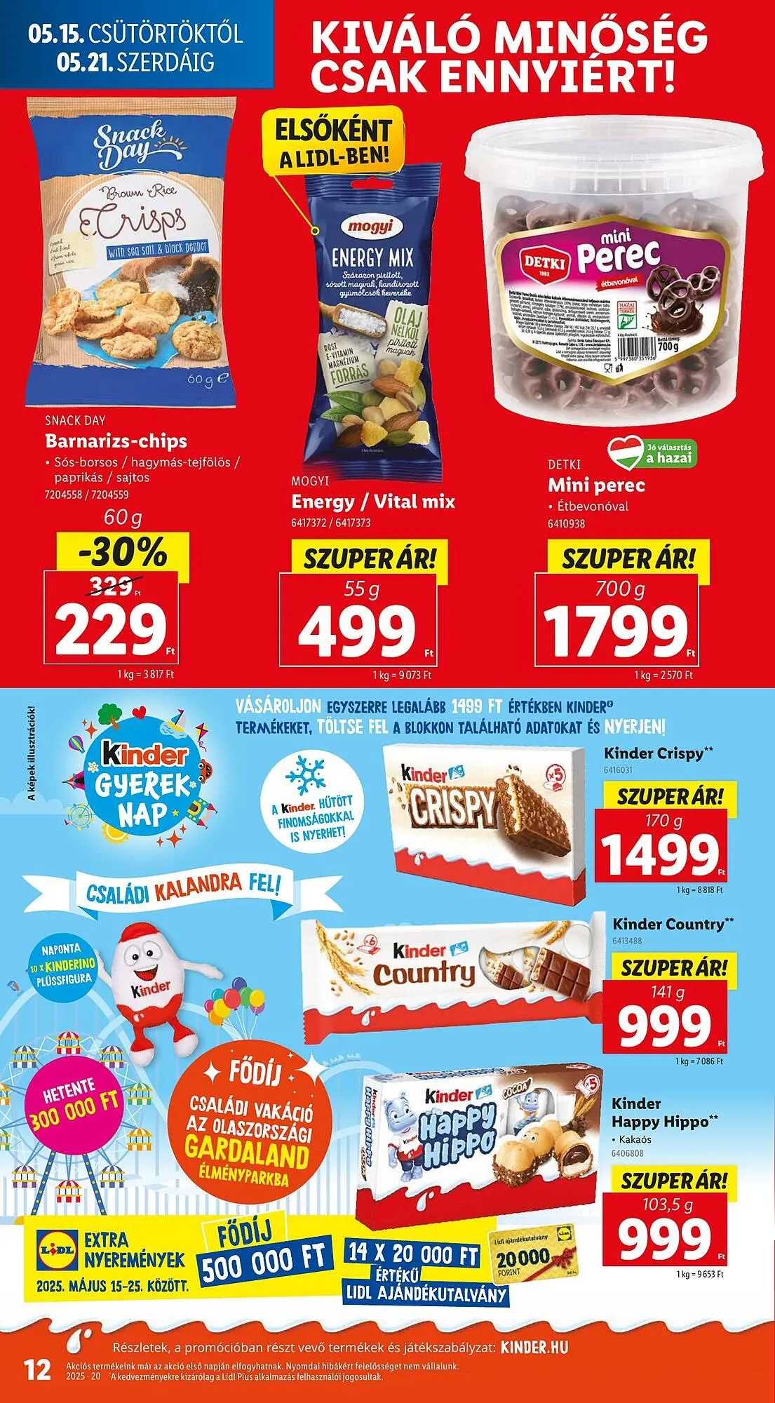 Katalógus Lidl akciós újság május 15.-tól május 21.-ig 2025. - Oldal 12