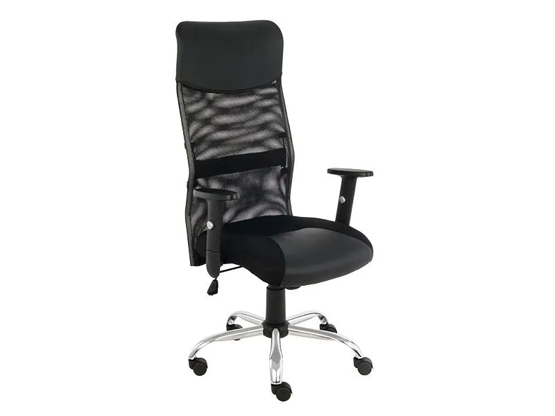 GRO-PlusR magastámlás forgószék fejtámasszal és karfákkal