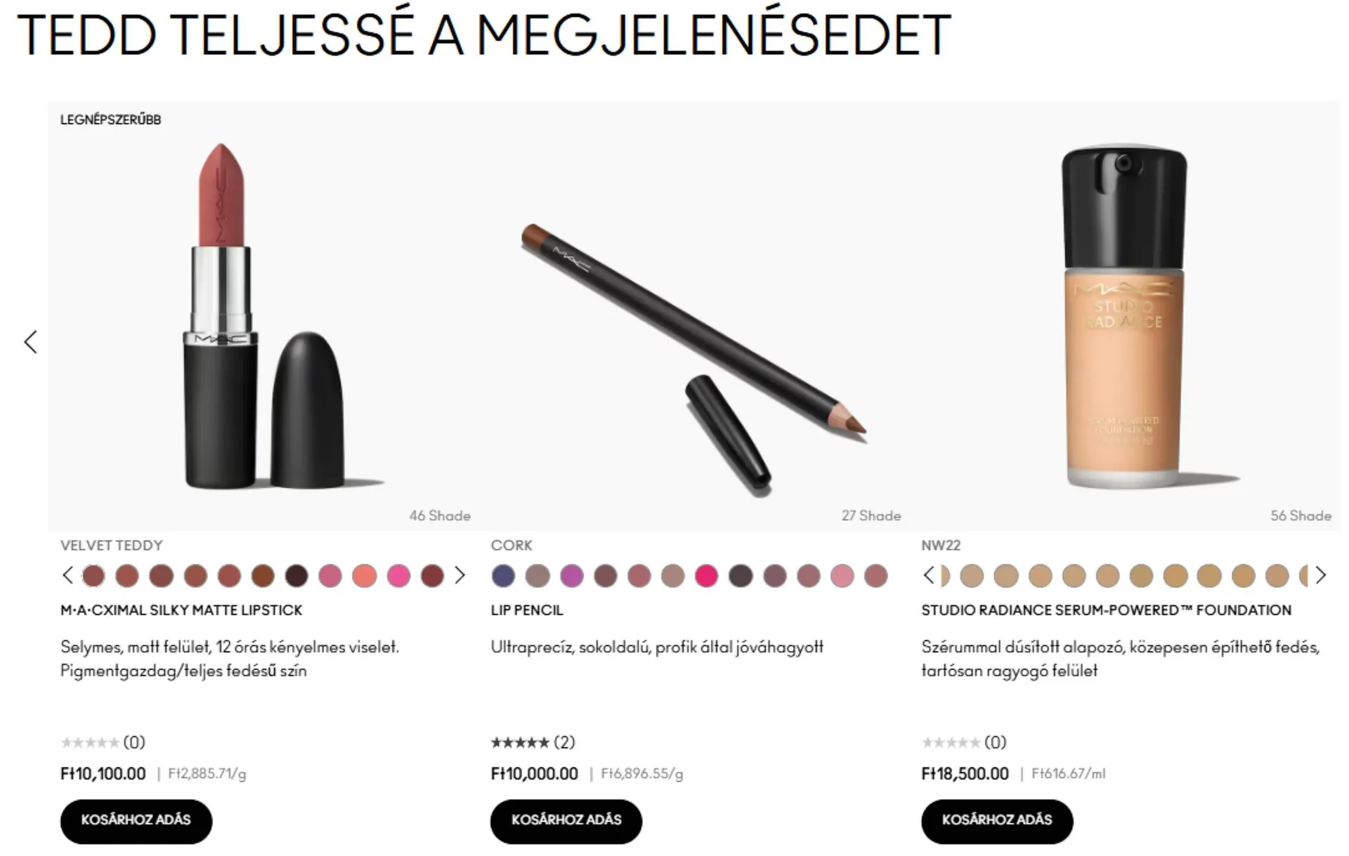 Katalógus MAC Cosmetics akciós újság április 25.-tól május 12.-ig 2025. - Oldal 2