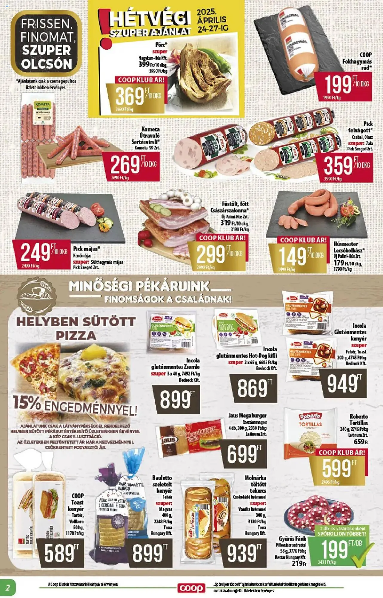 Katalógus Coop akciós újság április 24.-tól április 30.-ig 2025. - Oldal 2