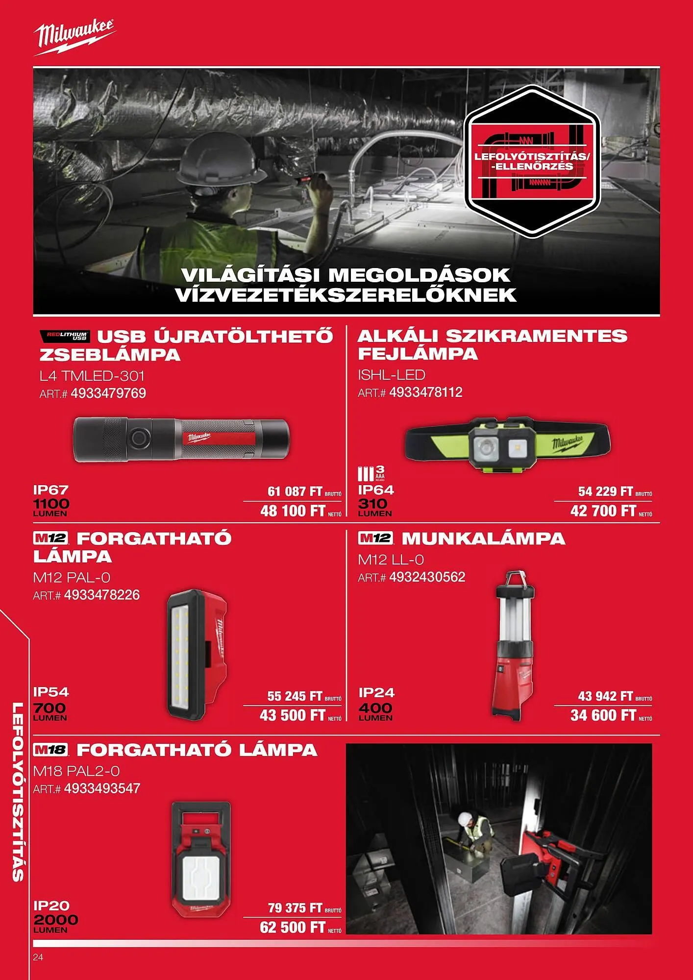 Katalógus Milwaukee akciós újság augusztus 1.-tól január 31.-ig 2026. - Oldal 24