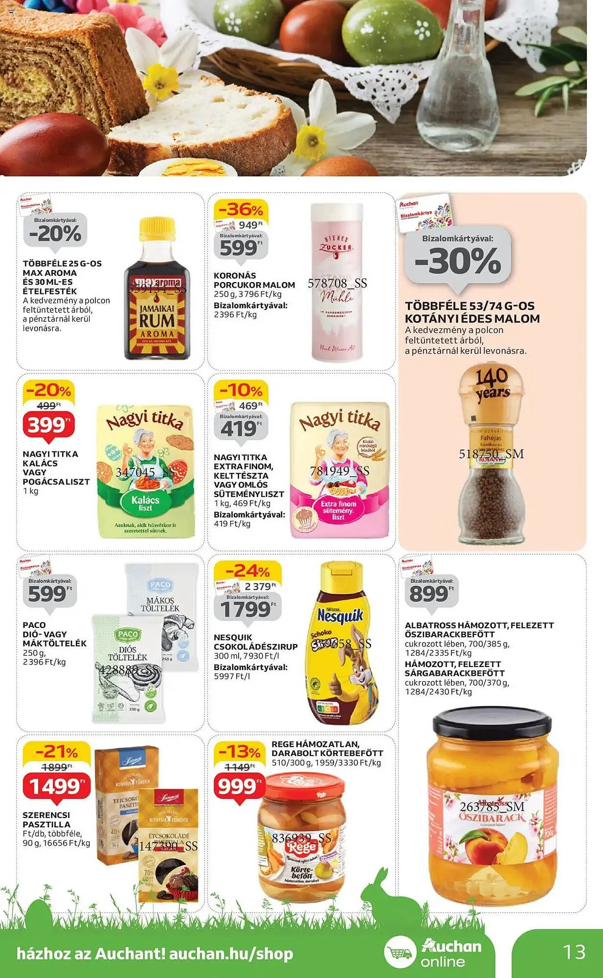 Katalógus Auchan akciós újság március 27.-tól április 19.-ig 2025. - Oldal 13