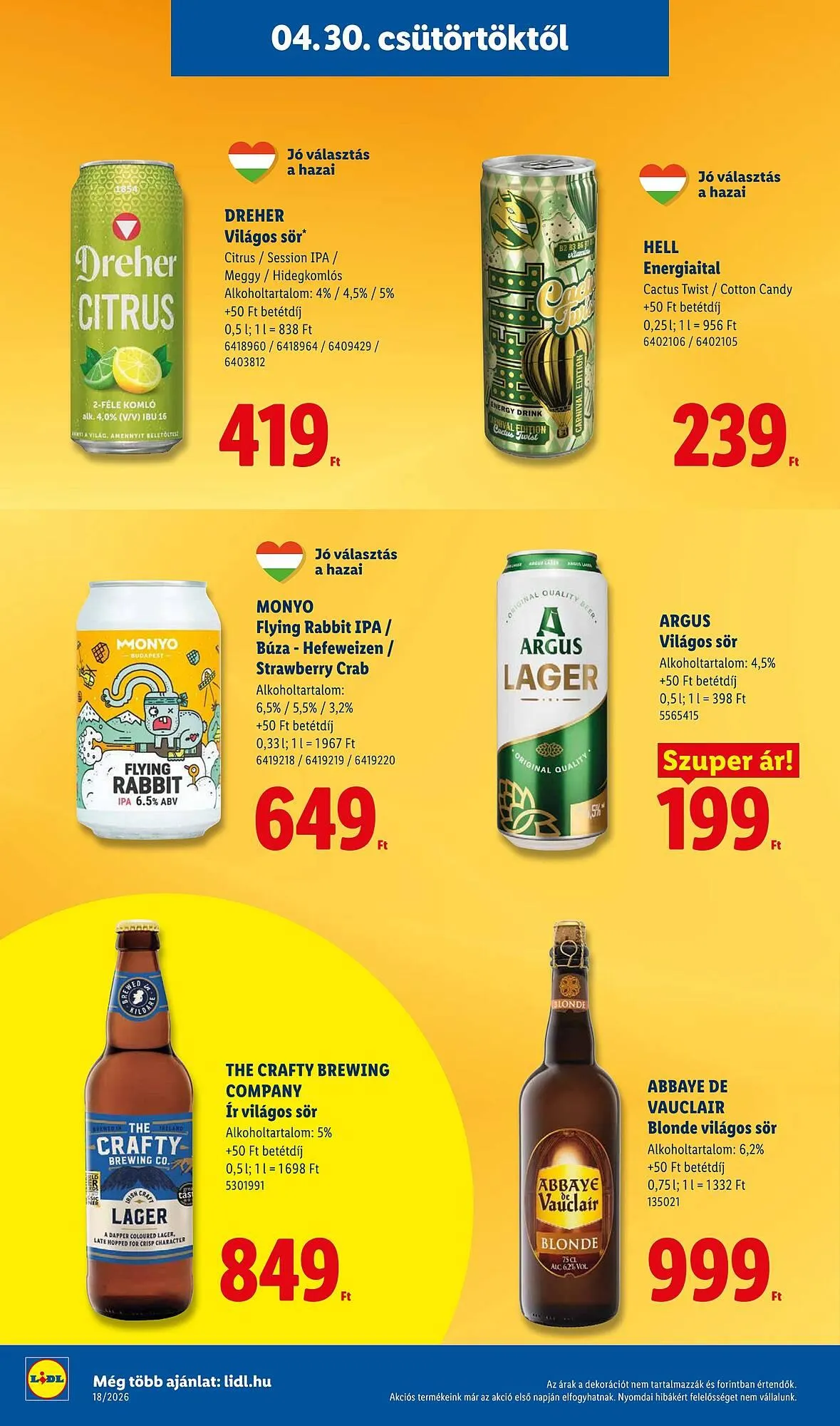 Katalógus Lidl akciós újság április 30.-tól május 6.-ig 2026. - Oldal 18