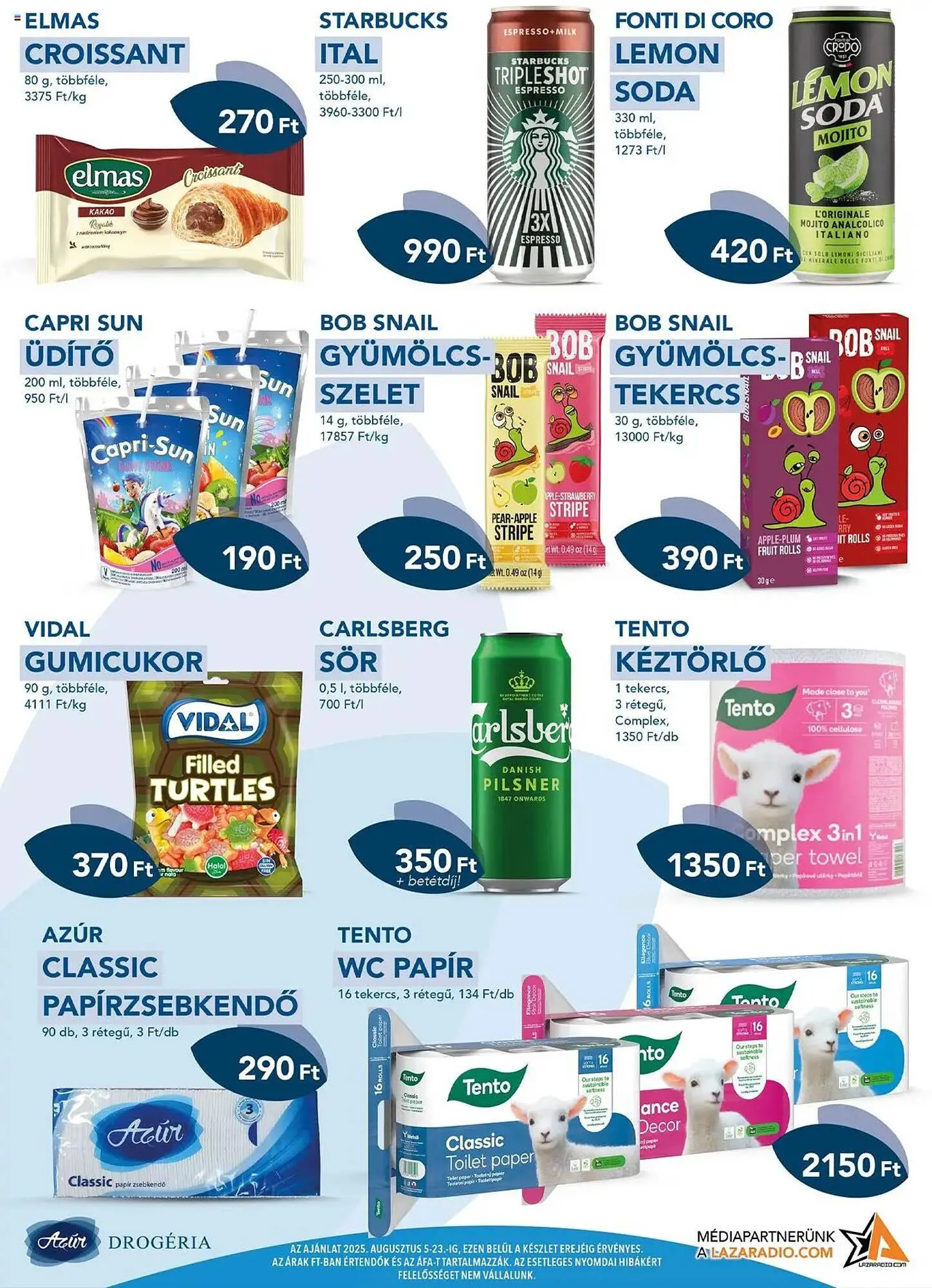 Katalógus Azúr akciós újság augusztus 5.-tól augusztus 23.-ig 2025. - Oldal 6