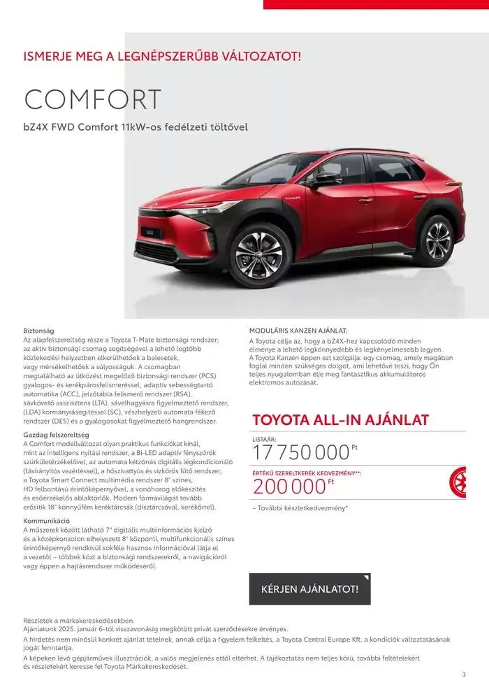 Katalógus Toyota bZ4X 11kw január 11.-tól január 11.-ig 2026. - Oldal 3