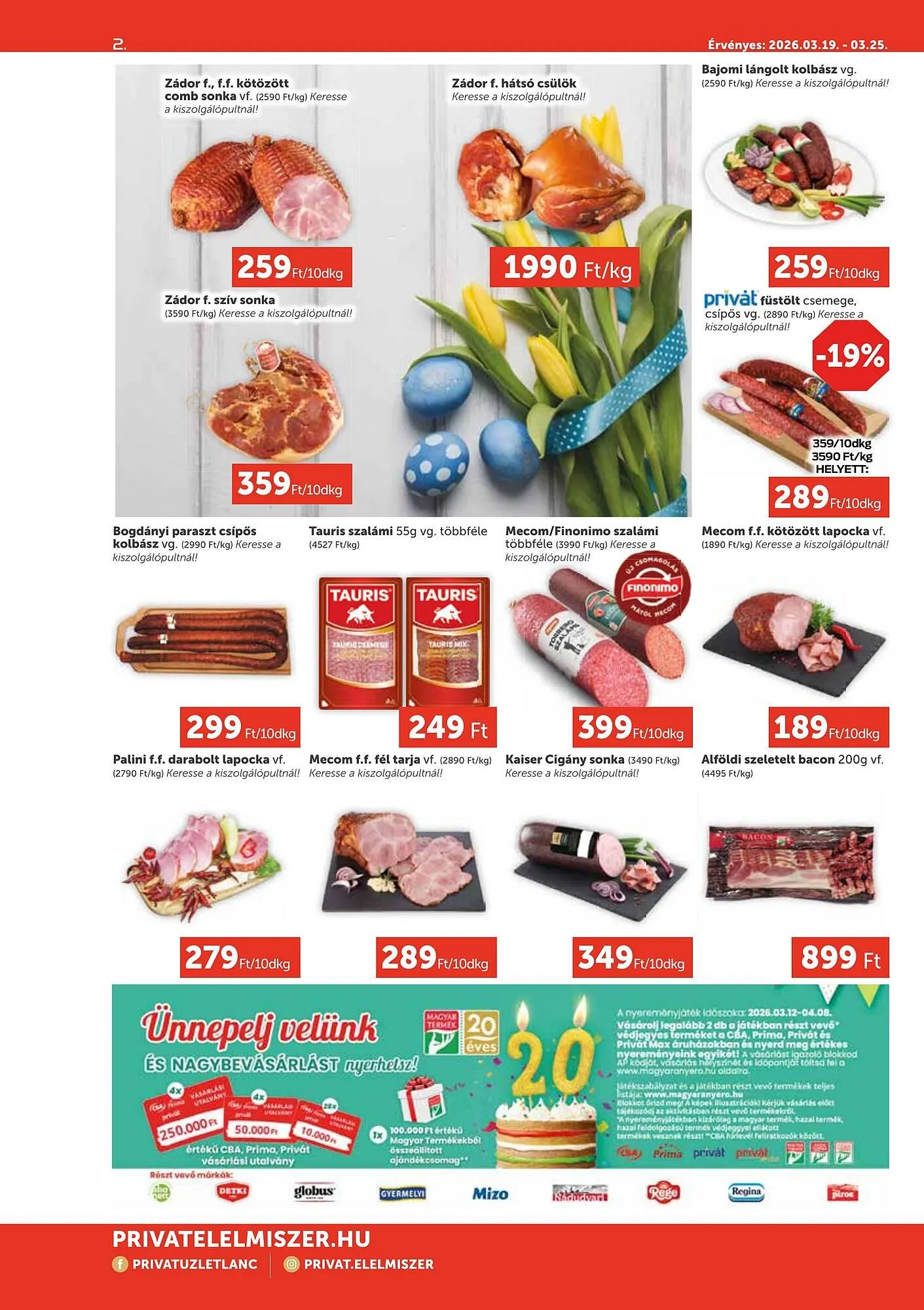 Katalógus PRIVÁT akciós újság március 19.-tól március 25.-ig 2026. - Oldal 2
