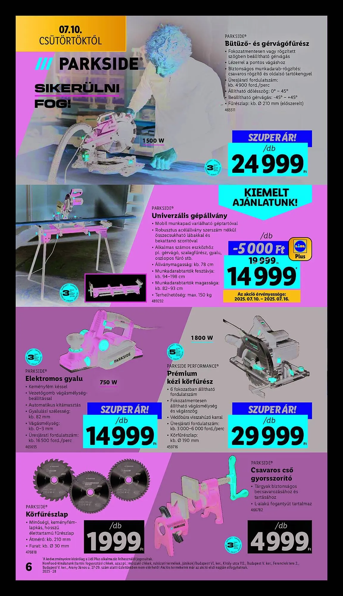 Katalógus Lidl akciós újság július 10.-tól július 16.-ig 2025. - Oldal 6