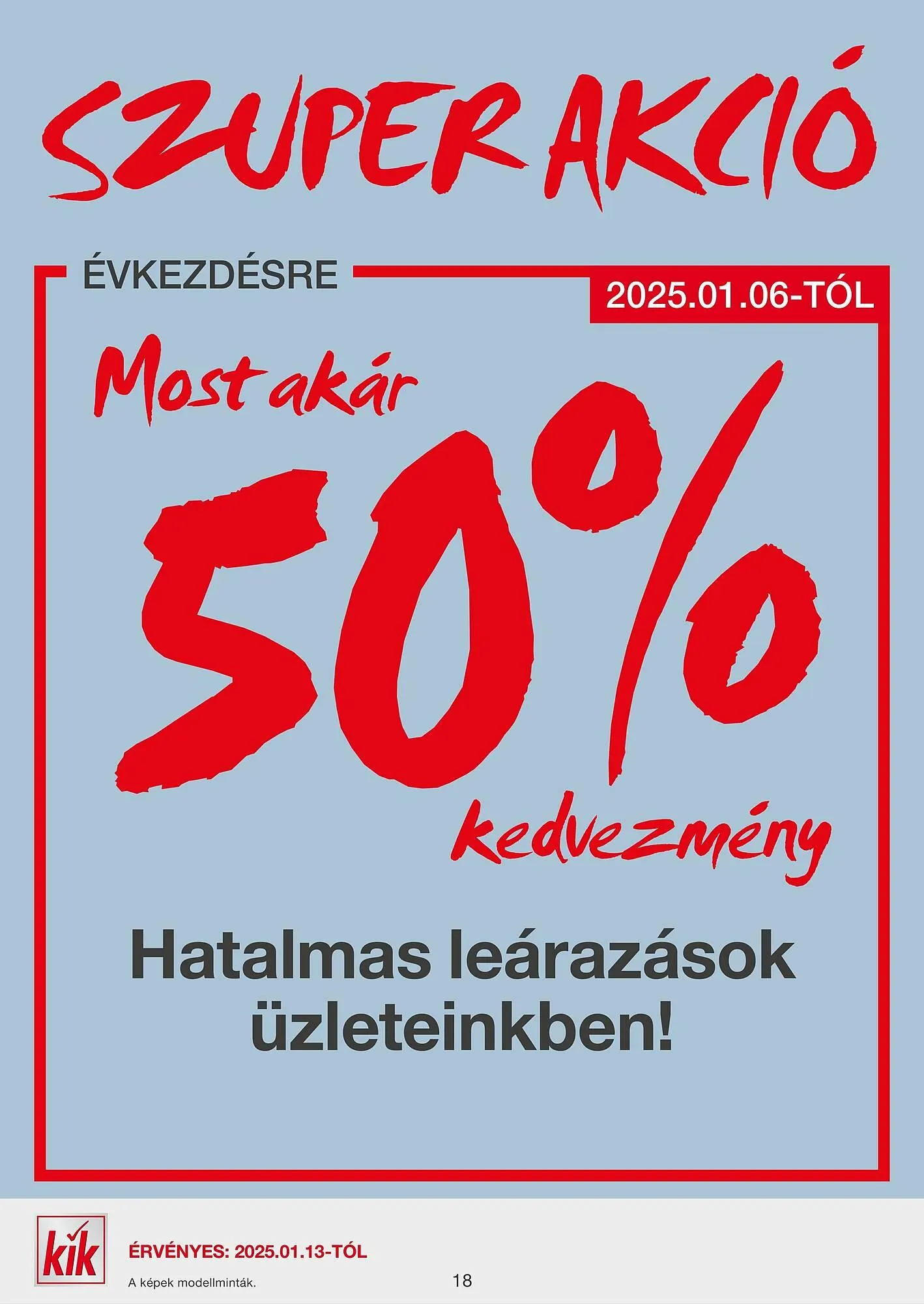 Katalógus Kik akciós újság január 13.-tól február 10.-ig 2025. - Oldal 18