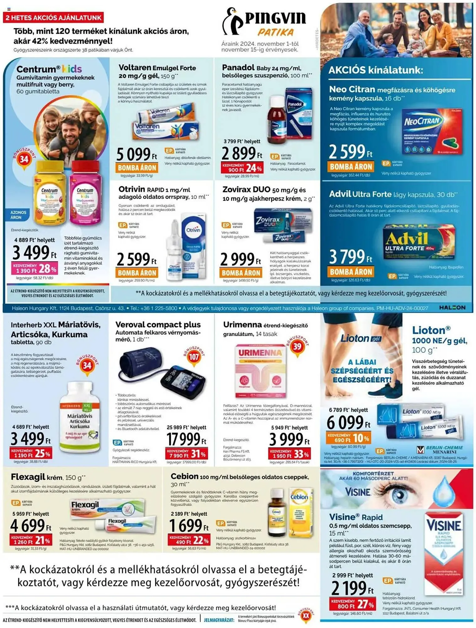 Katalógus Pingvin Patika akciós újság november 1.-tól november 15.-ig 2024. - Oldal 7