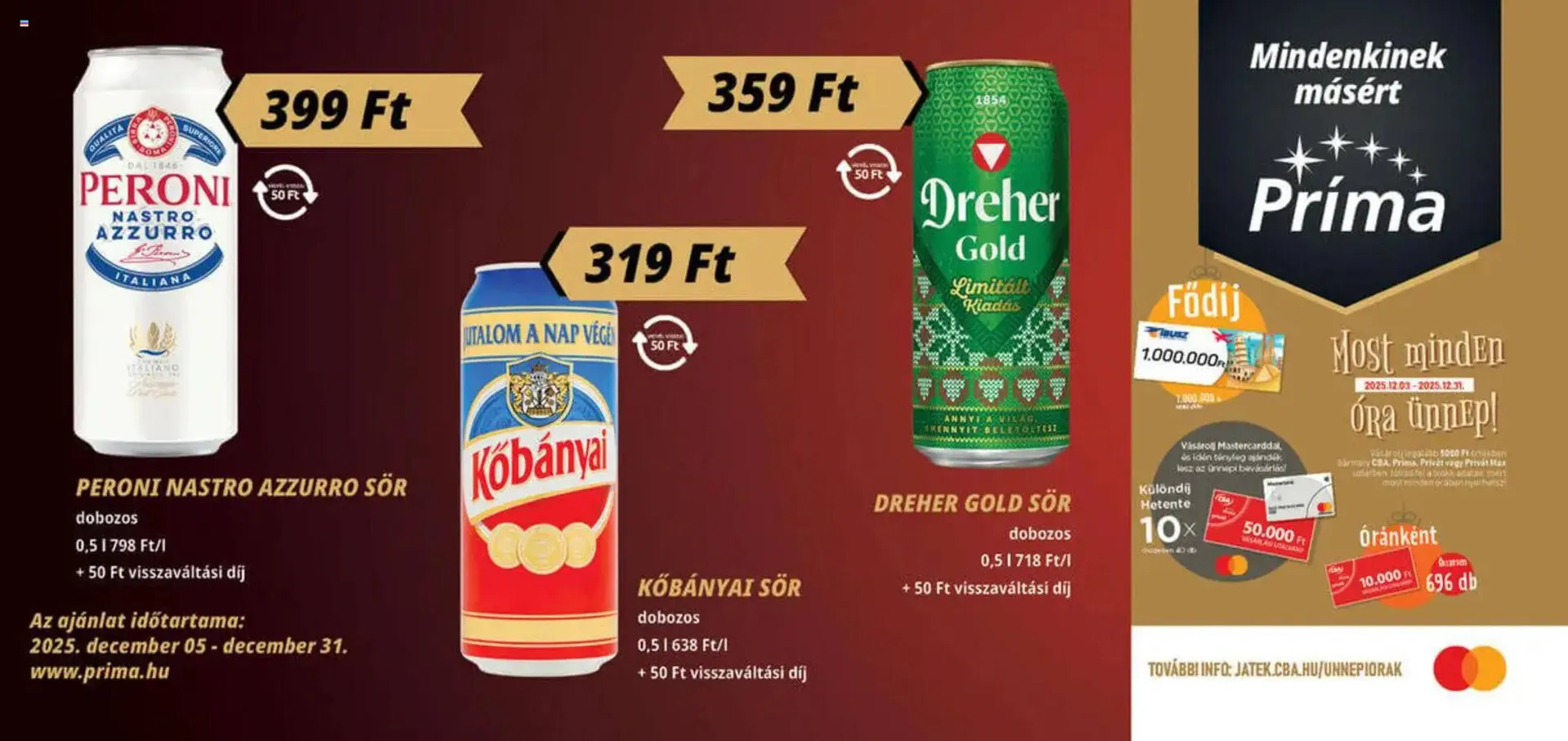 Katalógus Príma akciós újság december 5.-tól december 31.-ig 2025. - Oldal 4